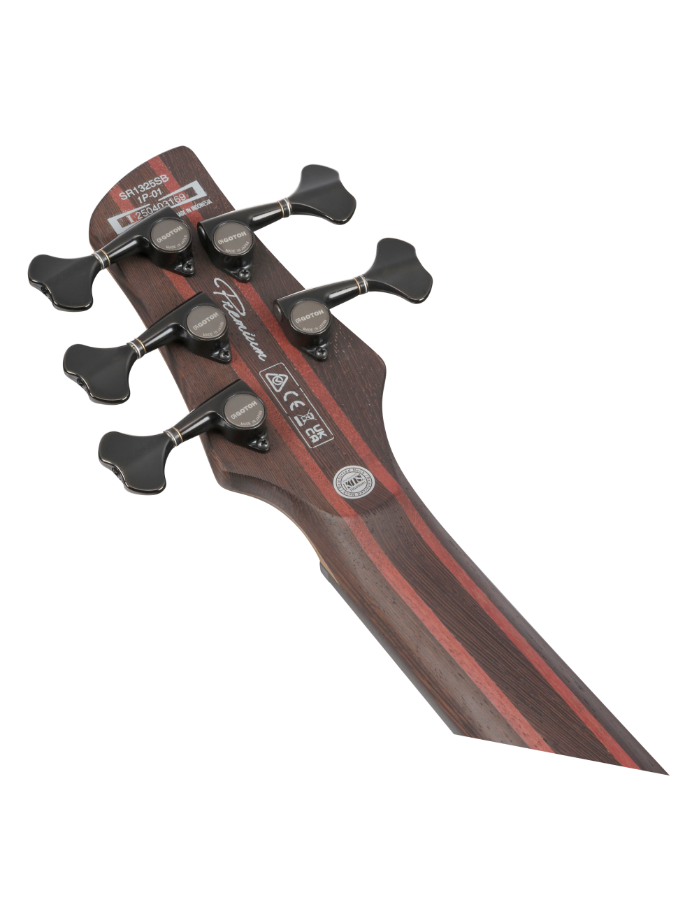 Used Ibanez SR1325SB SR Premium 5-String Bass Guitar w/Bag - Aqua Wave Low Gloss