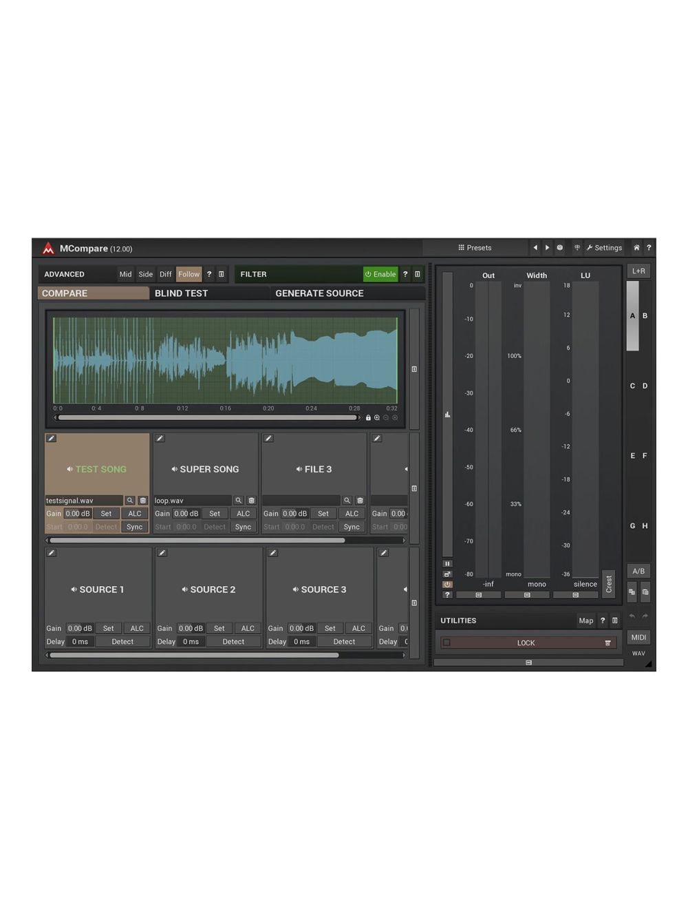 Melda MCompare Reference Tool For Mixing & Mastering