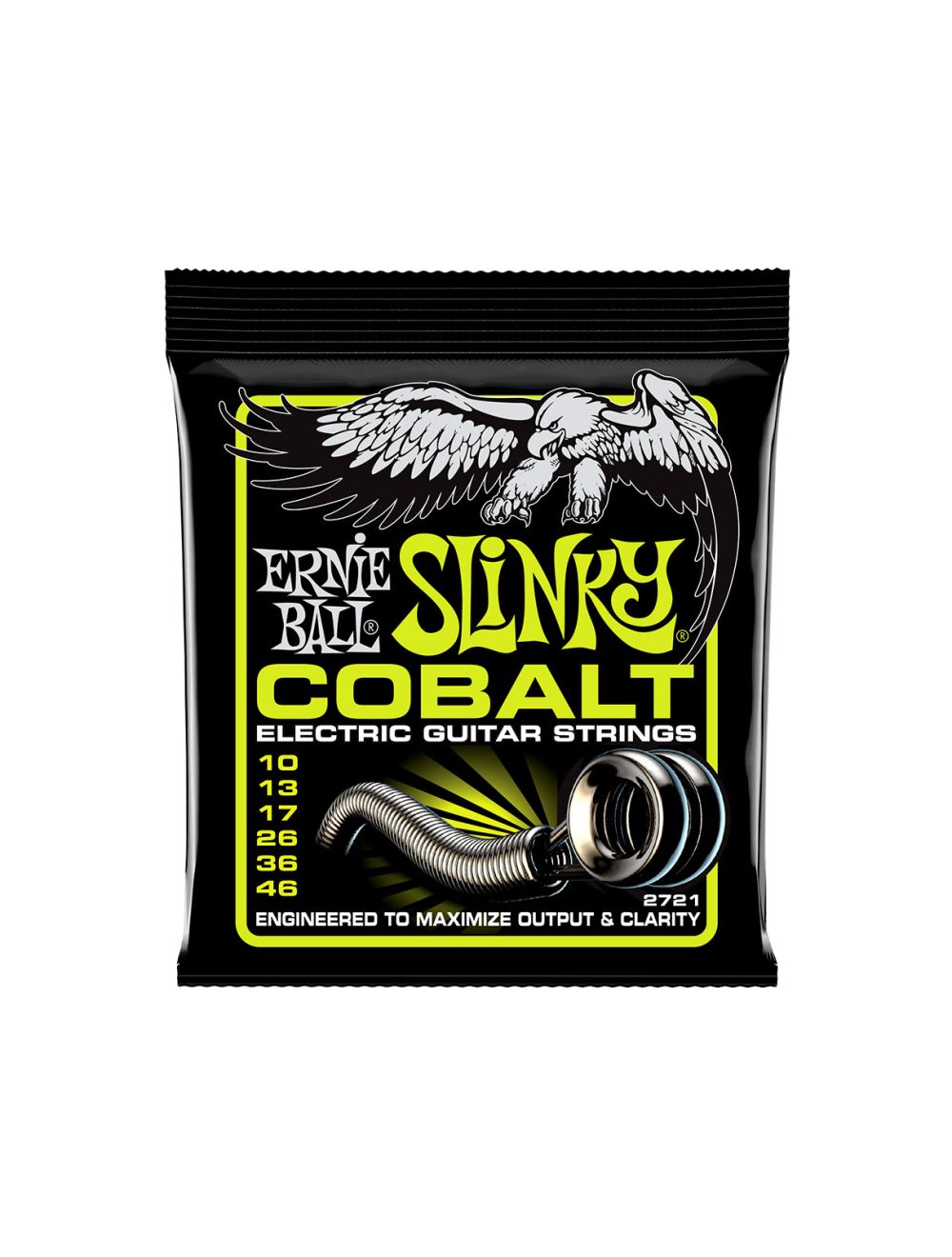 Ernie Ball Cobalt Regular Slinky Electric Guitar Strings - 10-46