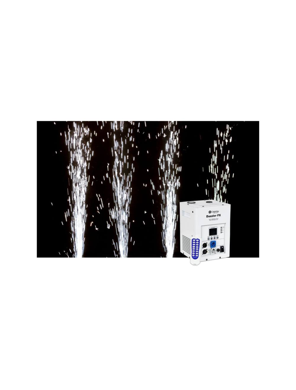ColorKey Dazzler FX MKII Cold Spark Machine - White