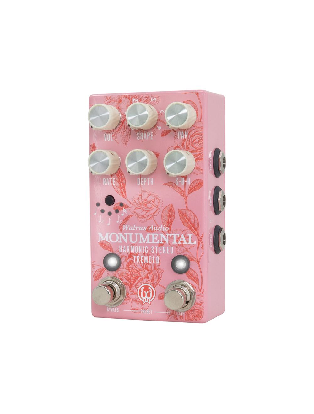 Walrus Audio Monumental Stereo Harmonic Tap Tremolo Pedal - Floral Series 2024