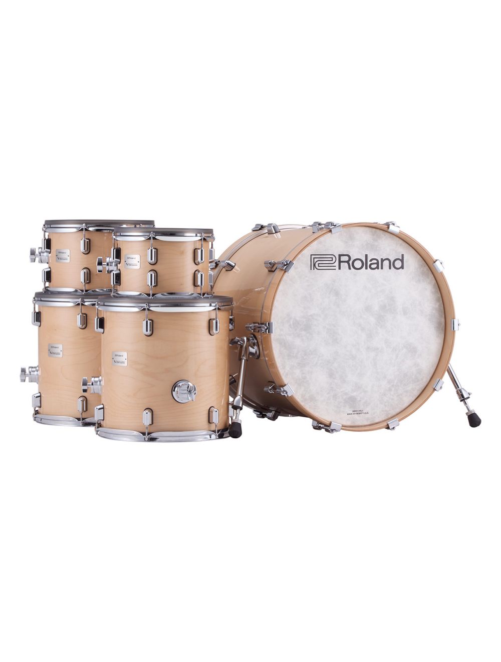 Roland VAD716 V-Drums Acoustic Designed Electronic Drum Kit - Gloss Natural - Open Box
