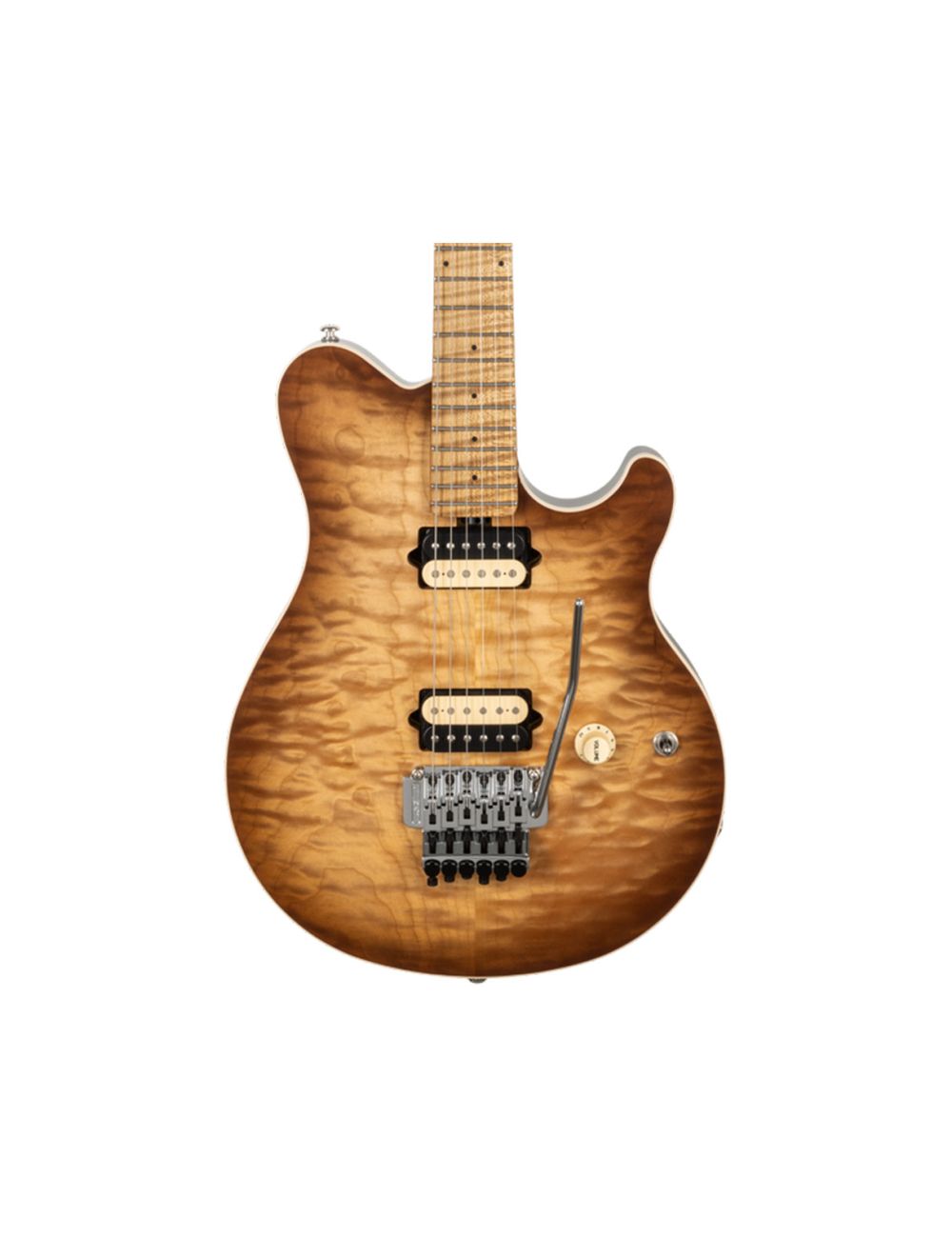 Ernie Ball Music Man Axis - Satin Honey Pot Quilt Top