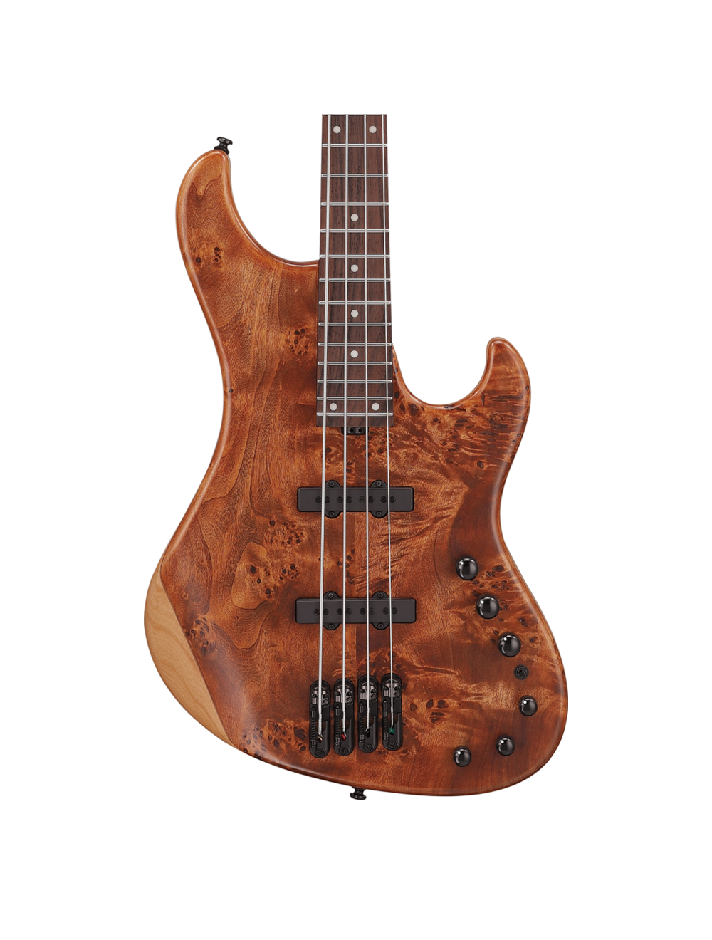 Used Ibanez MDM1600 MDM 4-String Bass Guitar w/Bag - Natural Mocha Low Gloss