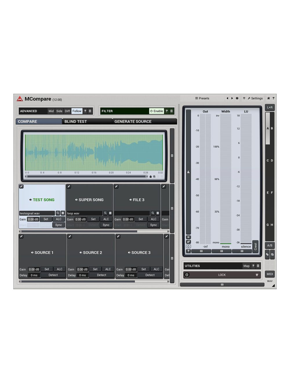 Melda MCompare Reference Tool For Mixing & Mastering