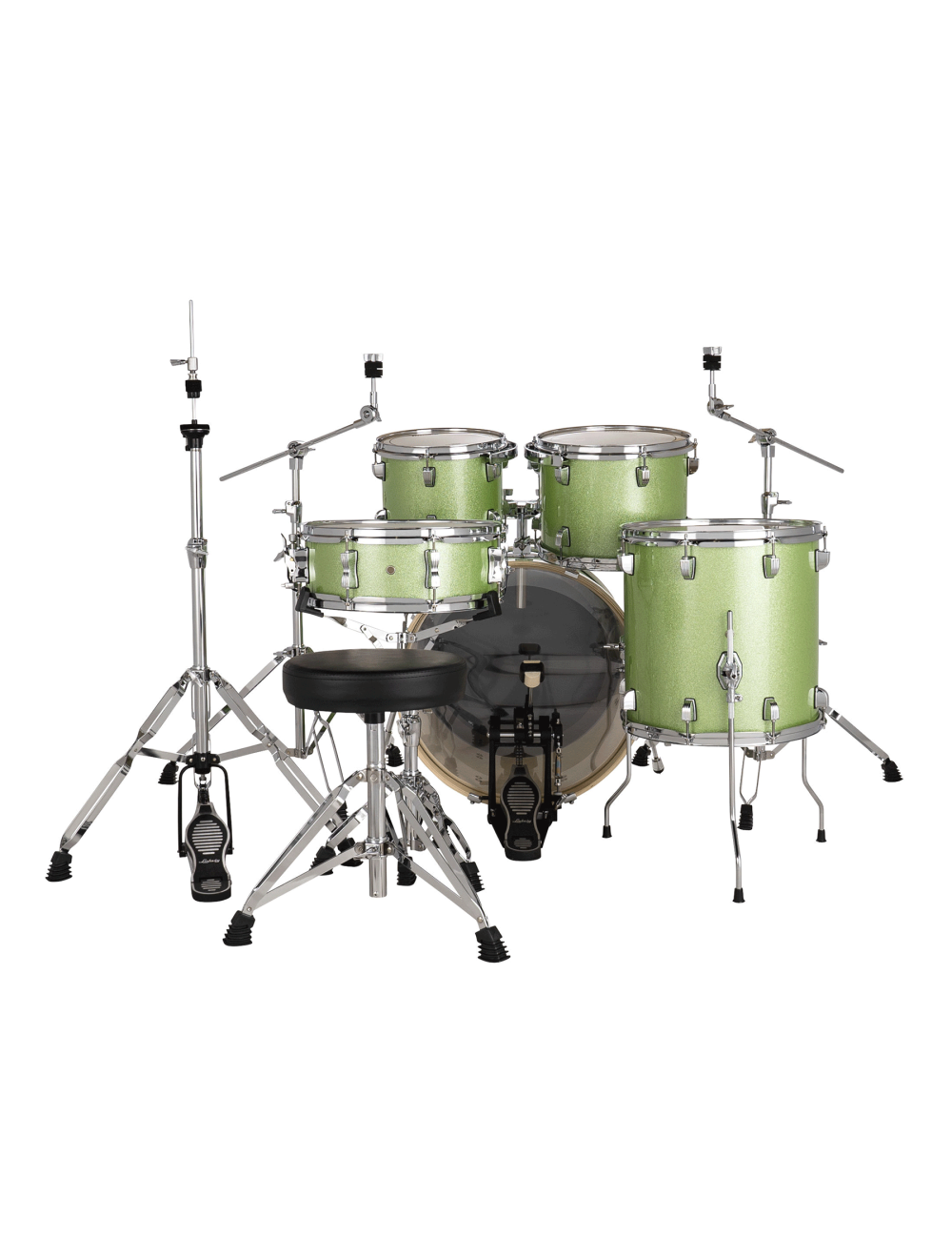 Ludwig Evolution 5-Piece Shell Pack w/20" Kick - Mint Sparkle - Open Box