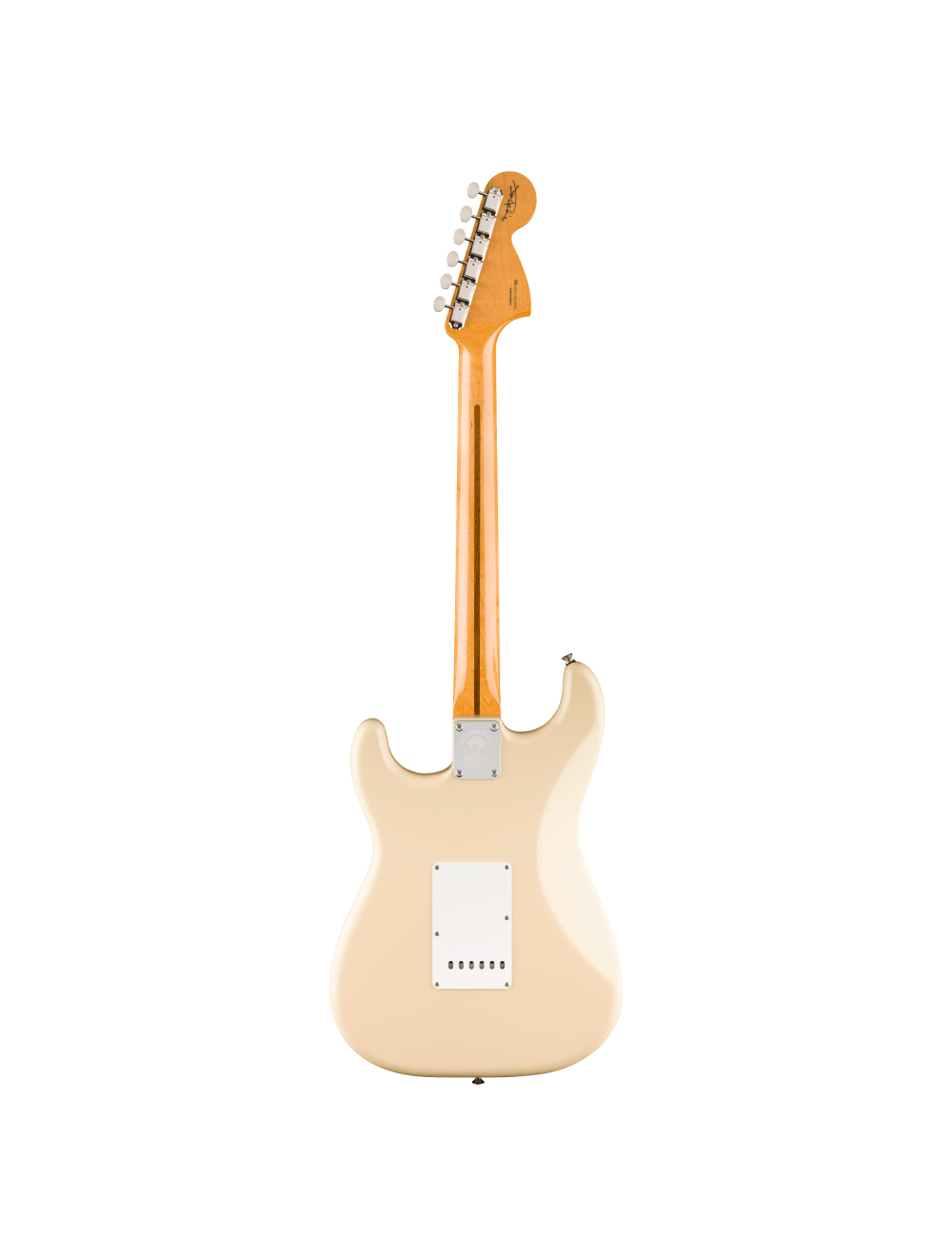 Used Fender Jimi Hendrix Signature Stratocaster - Olympic White w/ Maple FB