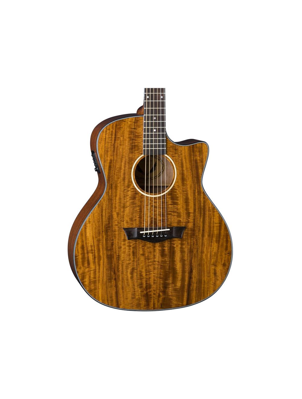 Dean AXS Exotic Cutaway A E Koa AXEKOA