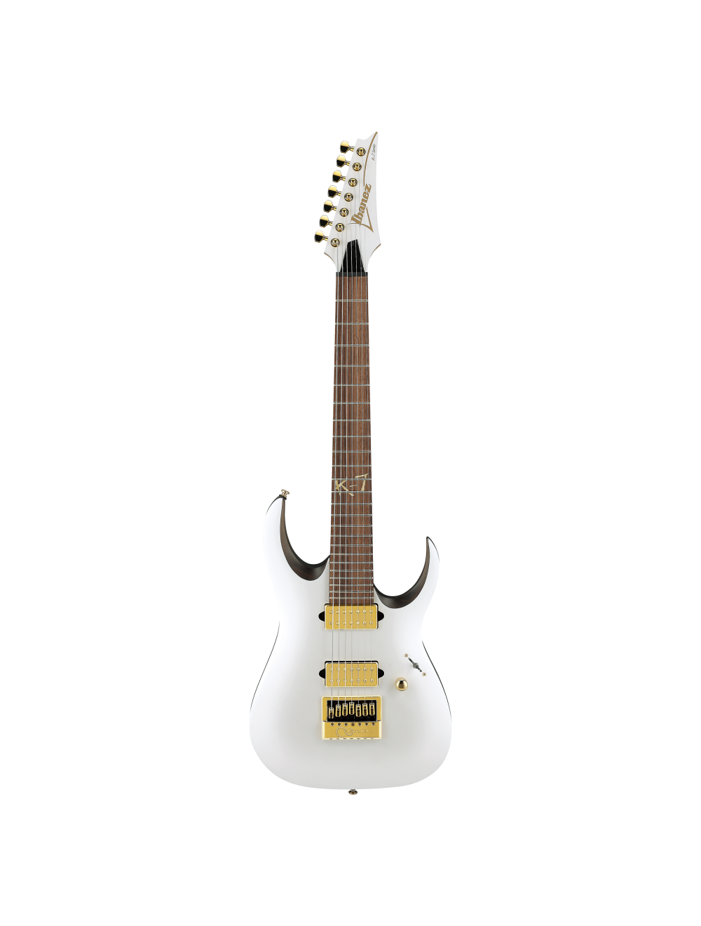 Ibanez K7YANG Head Signature 7-String Electric Guitar - Matte White