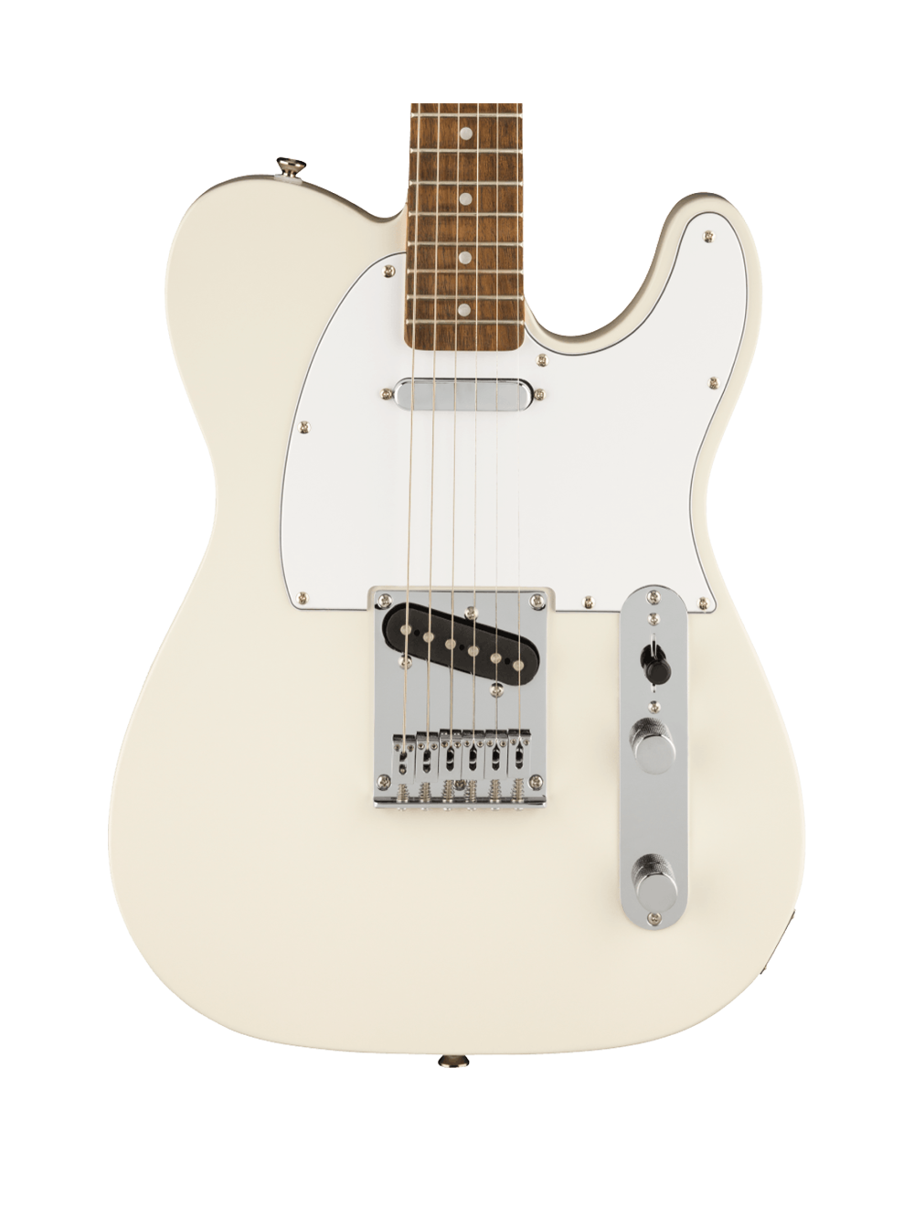 Used Squier Affinity Series Telecaster - Olympic White w/ Laurel FB