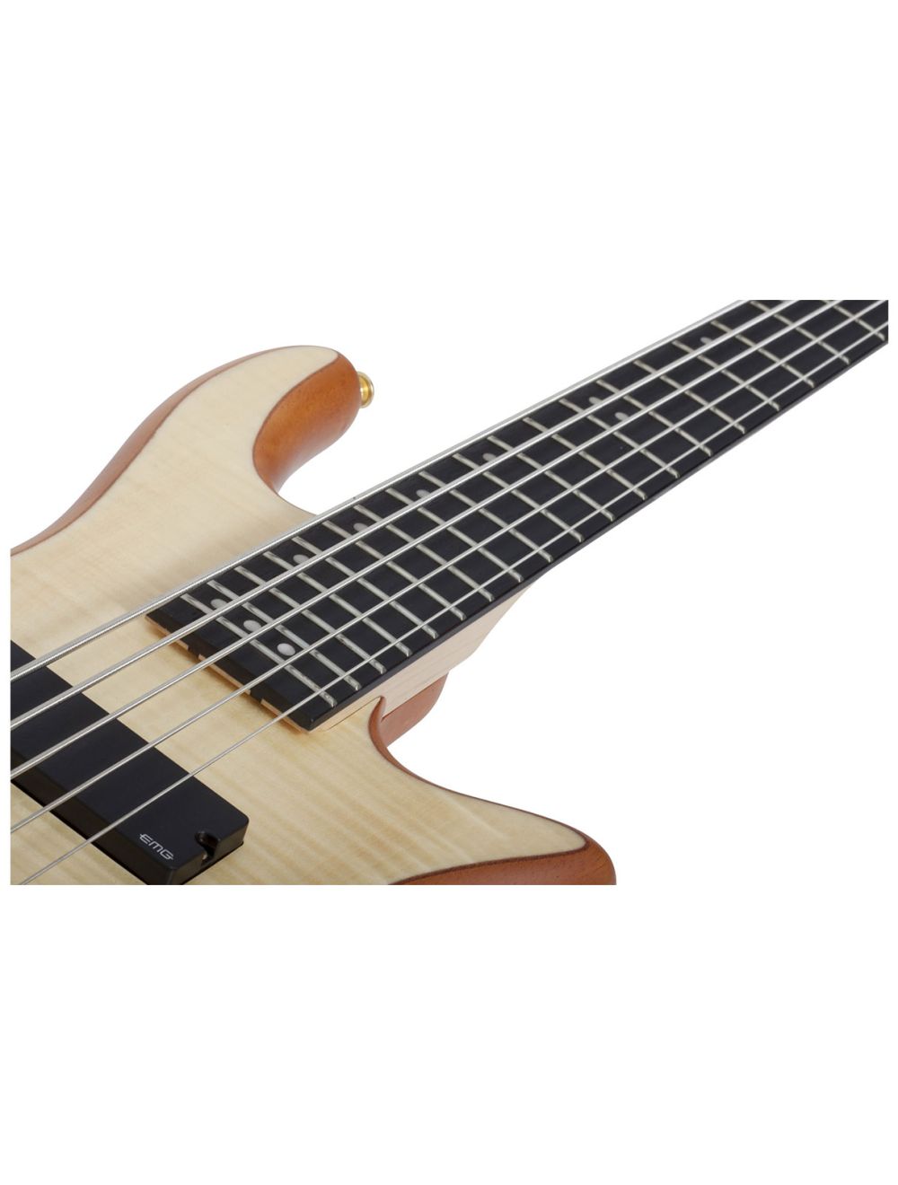 Schecter Stiletto Custom-5 5-String Bass Guitar - Natural Satin