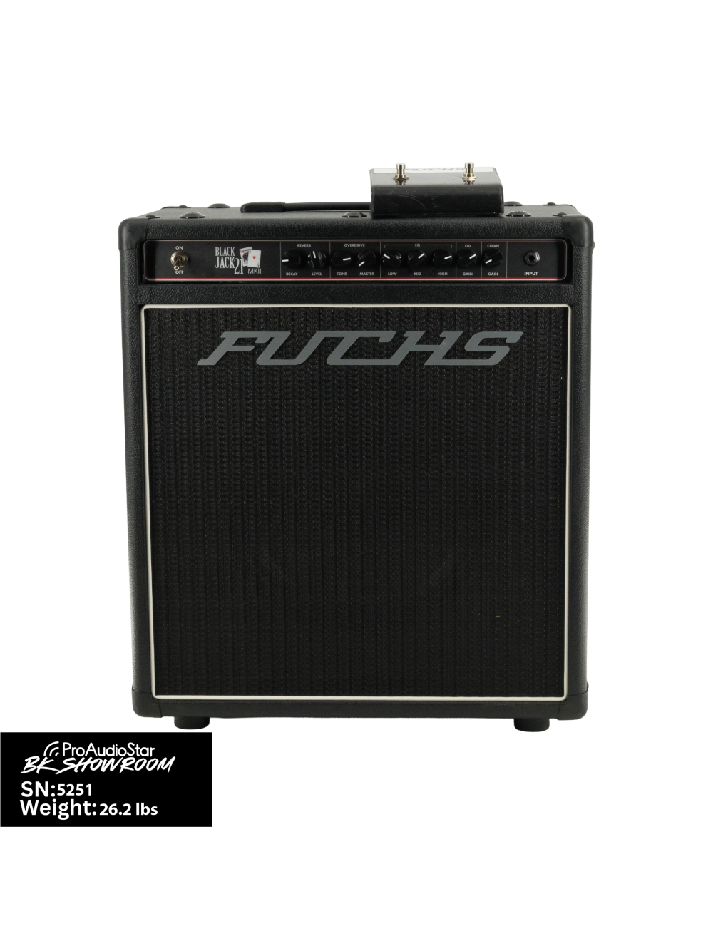 Used Fuchs Casino Blackjack 21 1x12" Combo Amp