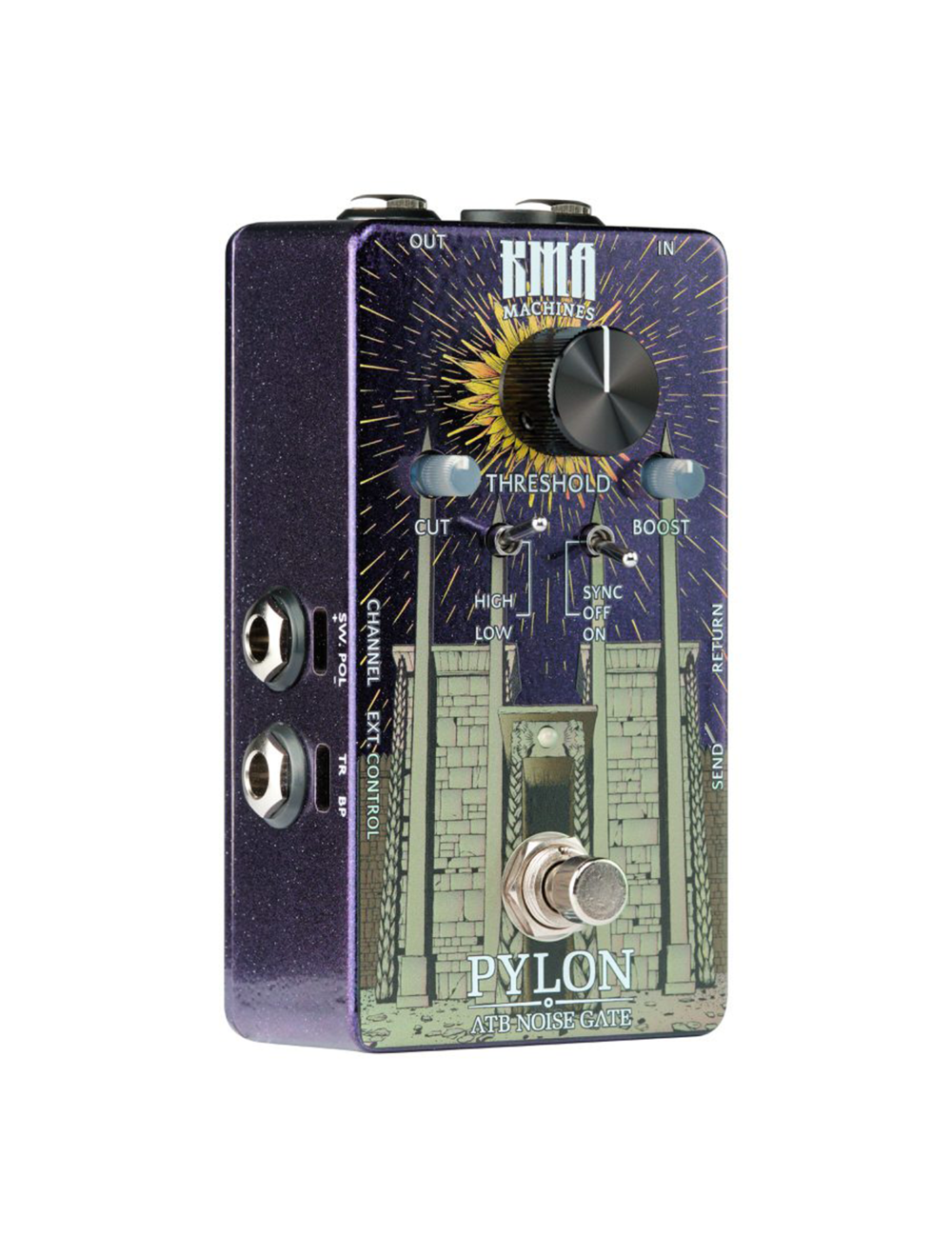 KMA Machines PYLON Advanced Transformer Boost Noise Gate Pedal