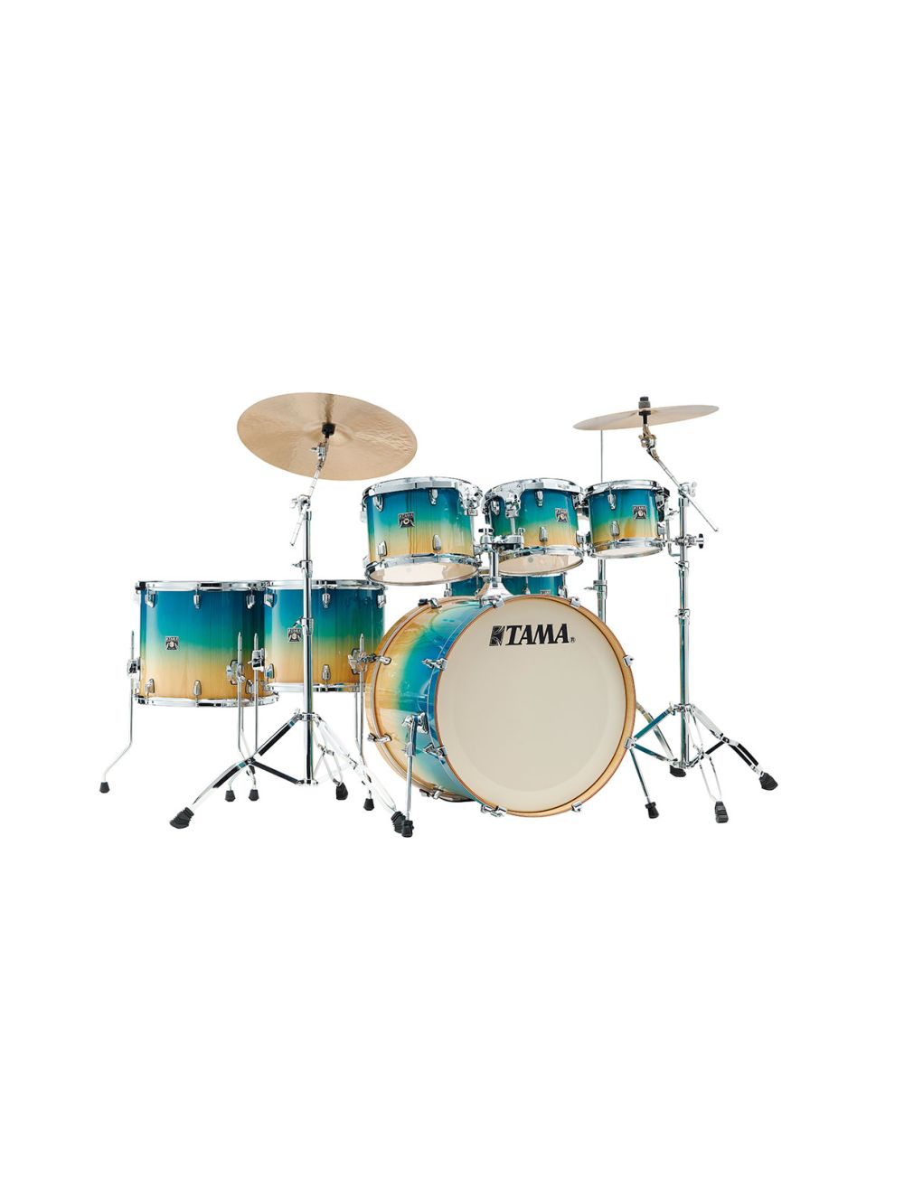 Tama Superstar Classic 7-pc Shell Pack - Caribbean Lacebark Pine Fade