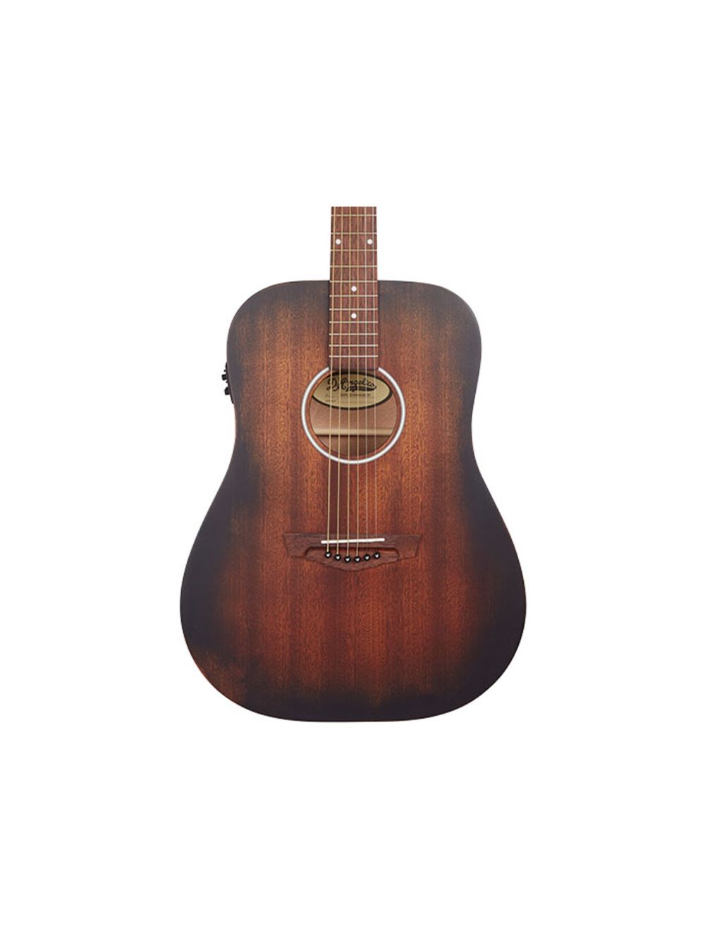 D'Angelico Premier Lexington LS A/E Guitar - Aged Mahogany - Open Box