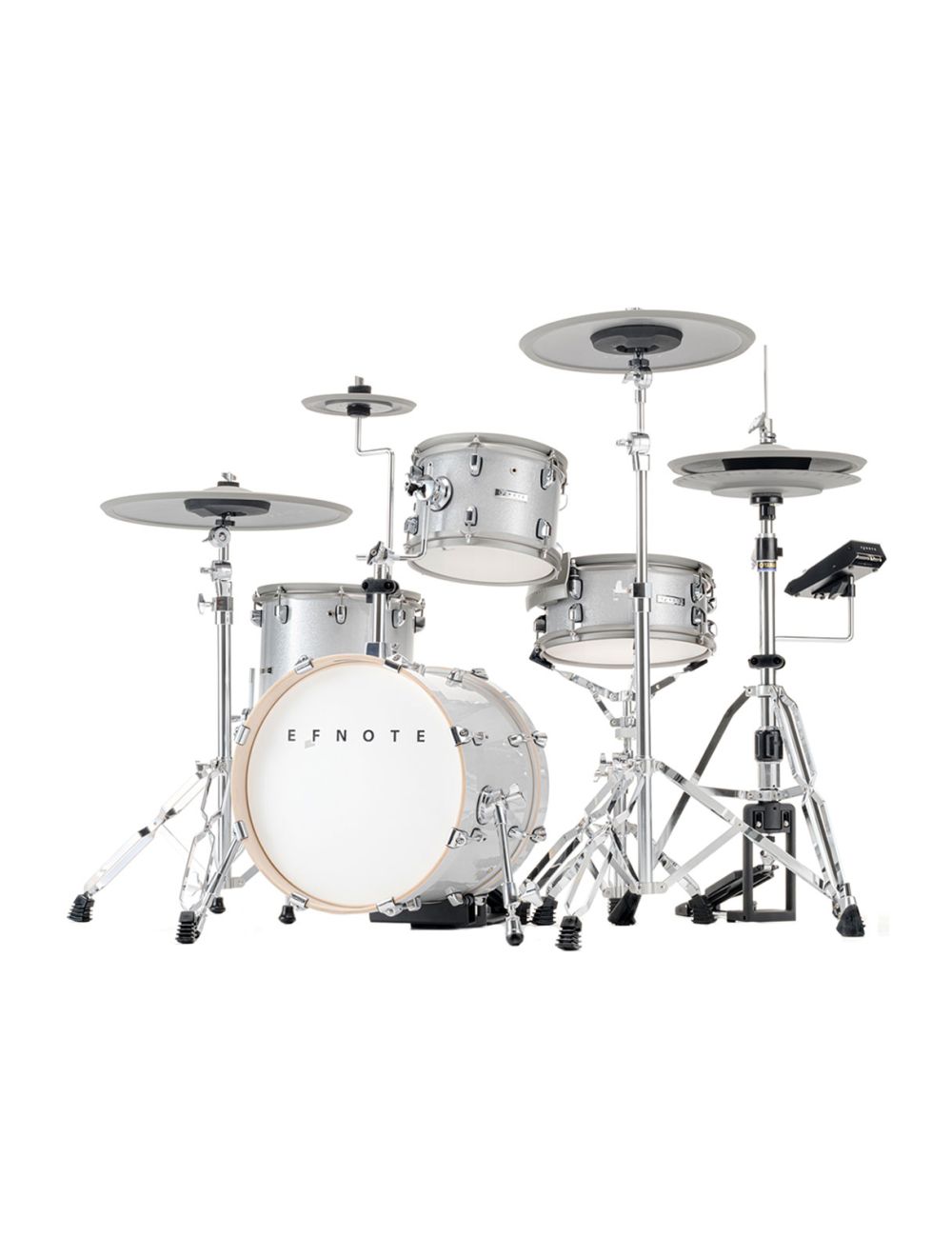 EFNOTE 5 Acoustic Designed Electronic Drum Set - White Sparkle