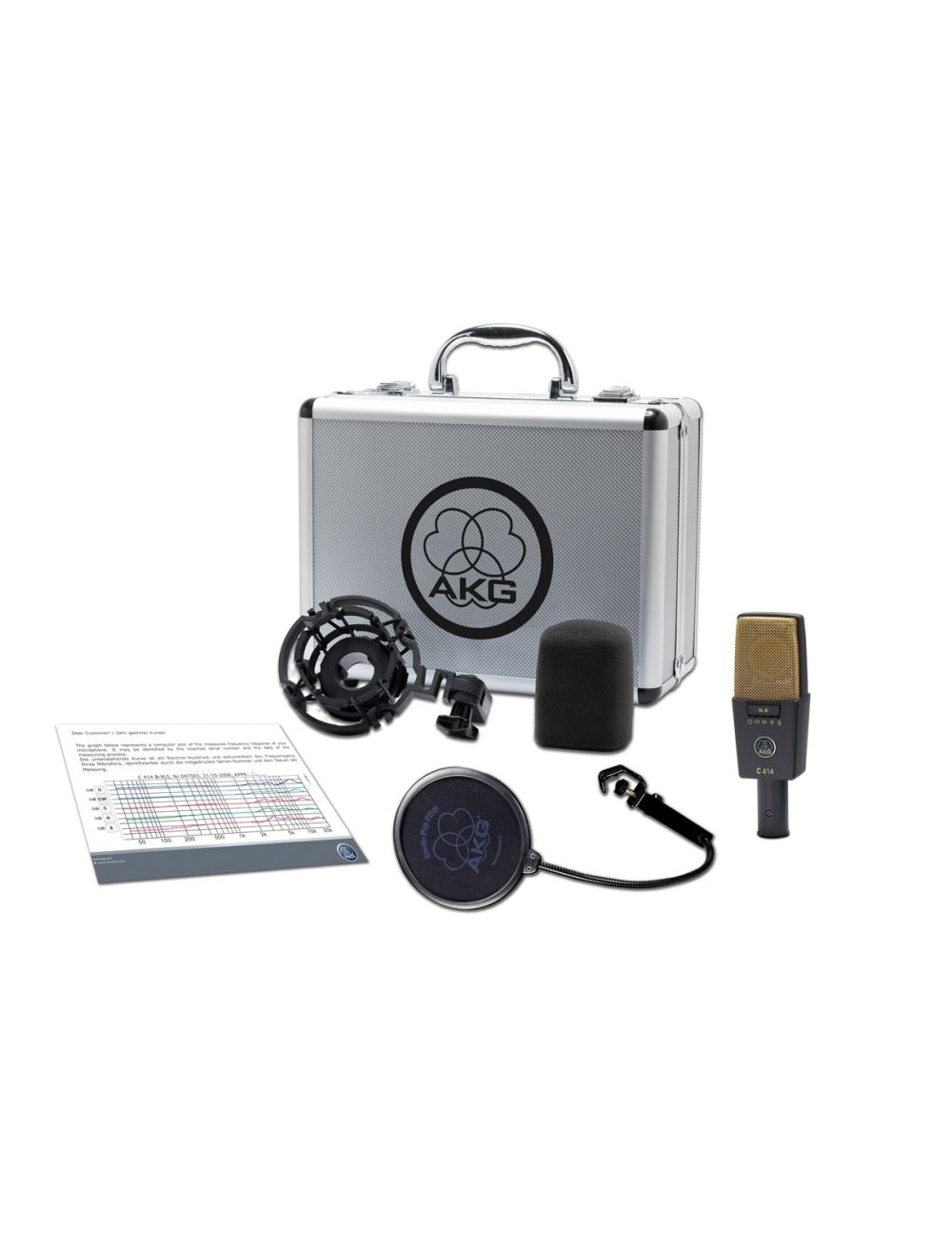 AKG C 414 XLⅡ Amazon.com: AKG Pro Audio C414 XLII Stereoset Large
