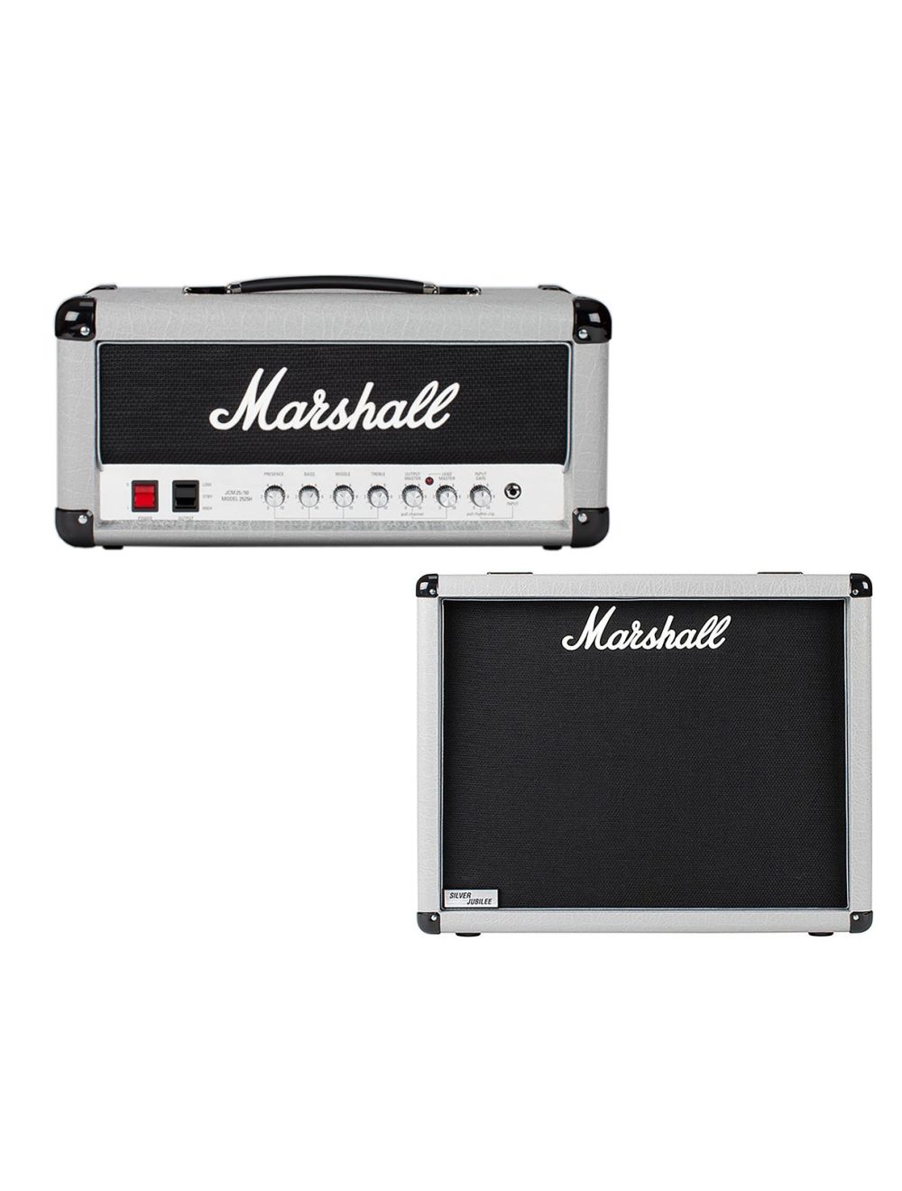Marshall 2525H 20W "Mini" Silver Jubilee Head + Silver 2x12" Cabinet