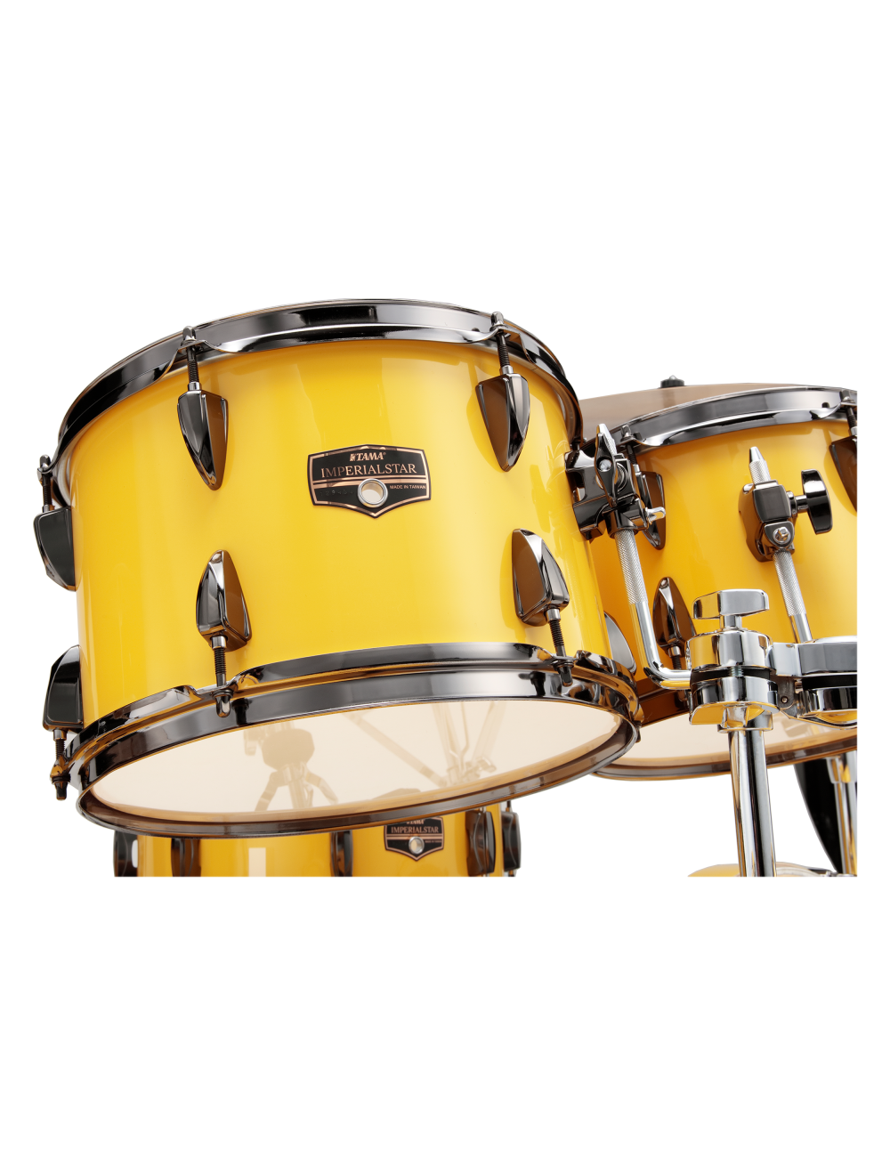 Tama Imperialstar 7-Piece Complete Kit w/ Double 22" Kick - Electric Yellow - Used