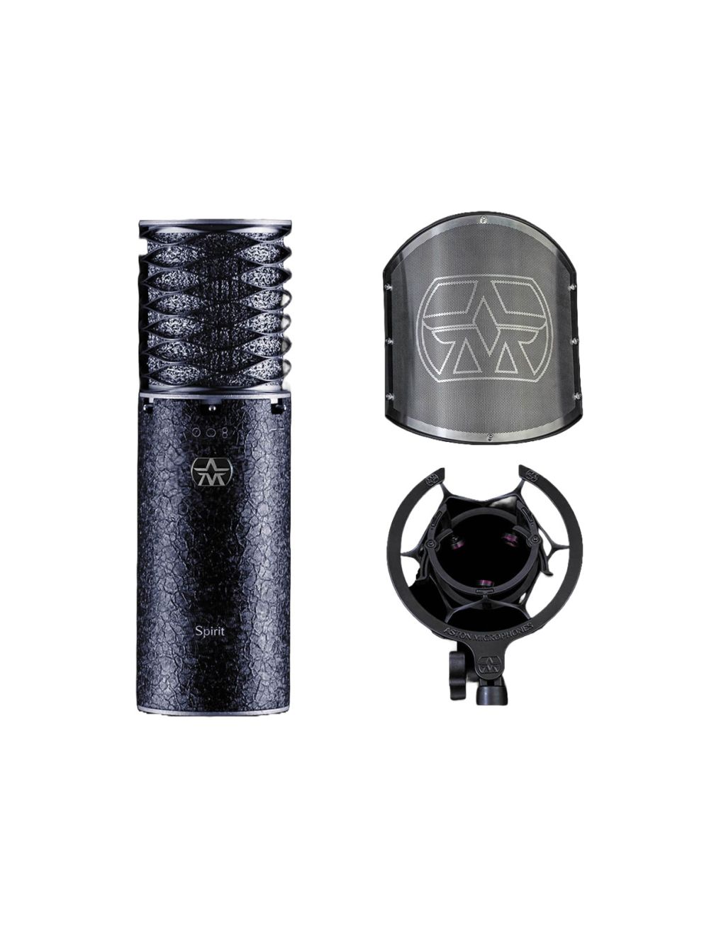 Aston Spirit Condenser Microphone Bundle - Black