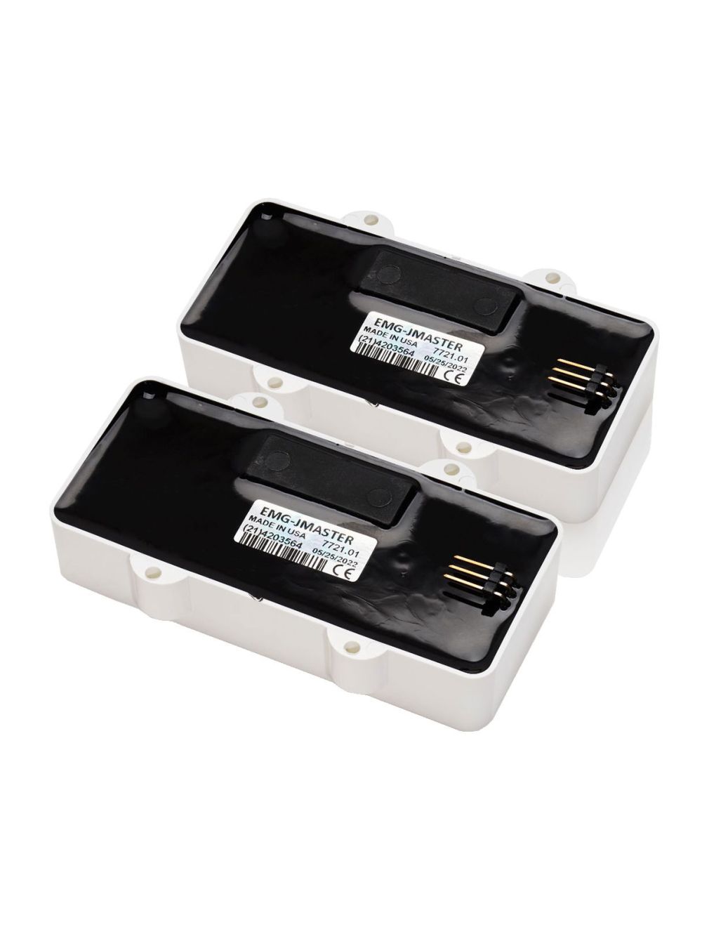 EMG JMaster Alnico 5 Stacked Coil Active Pickup Set - White