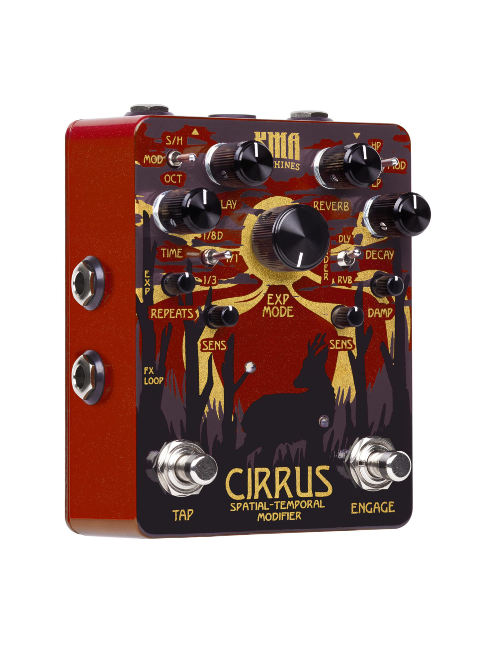 KMA Machines CIRRUS Delay/Reverb Pedal w/Tap Tempo and Modulation