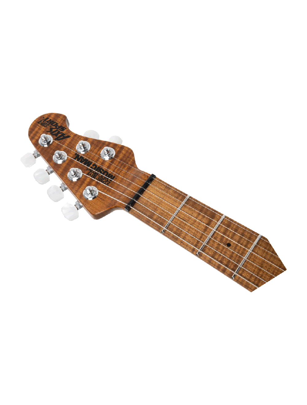 Ernie Ball Music Man Axis Super Sport w/Trem - Satin Honey Pot Flame Top