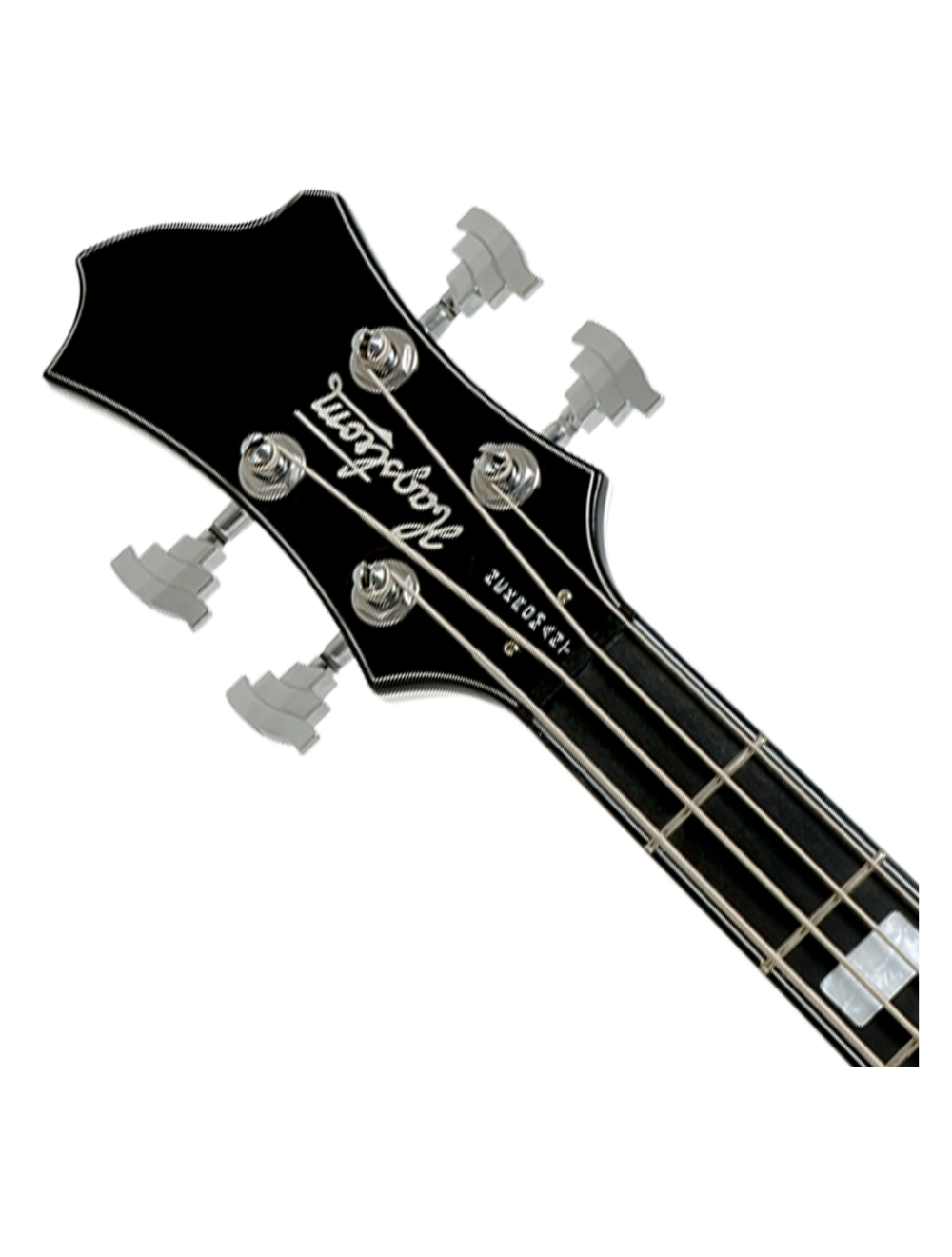 Hagstrom Nekromant 4 Single Cut Bass Guitar - White Gloss