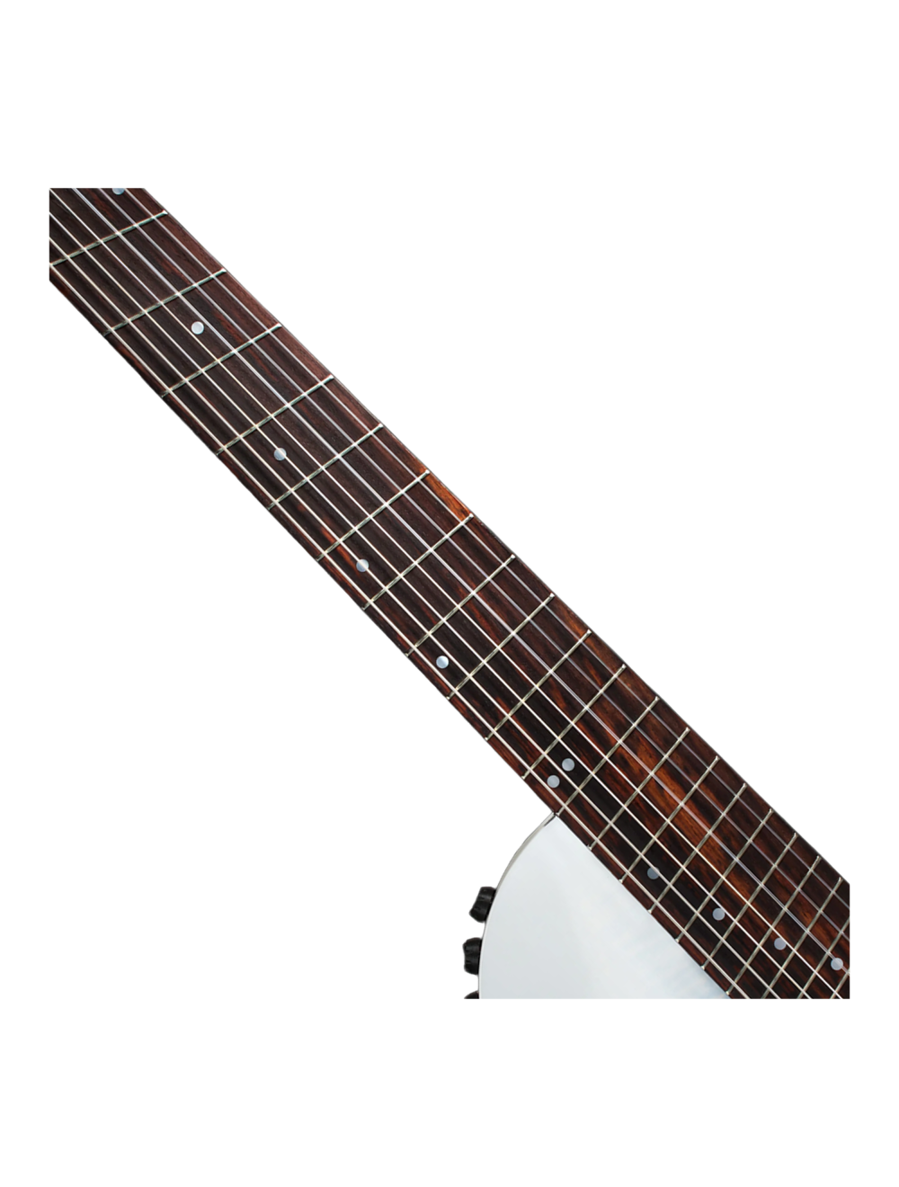 Cordoba Abasi Stage 7 Nylon-String Electric Guitar - White Burst