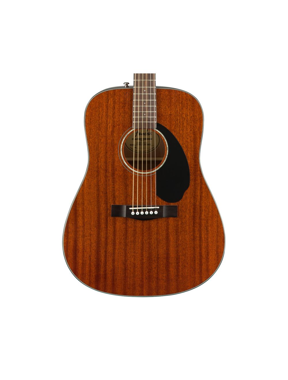 Used Fender CD-60S Dreadnought All-Mahogany Acoustic Guitar - Natural