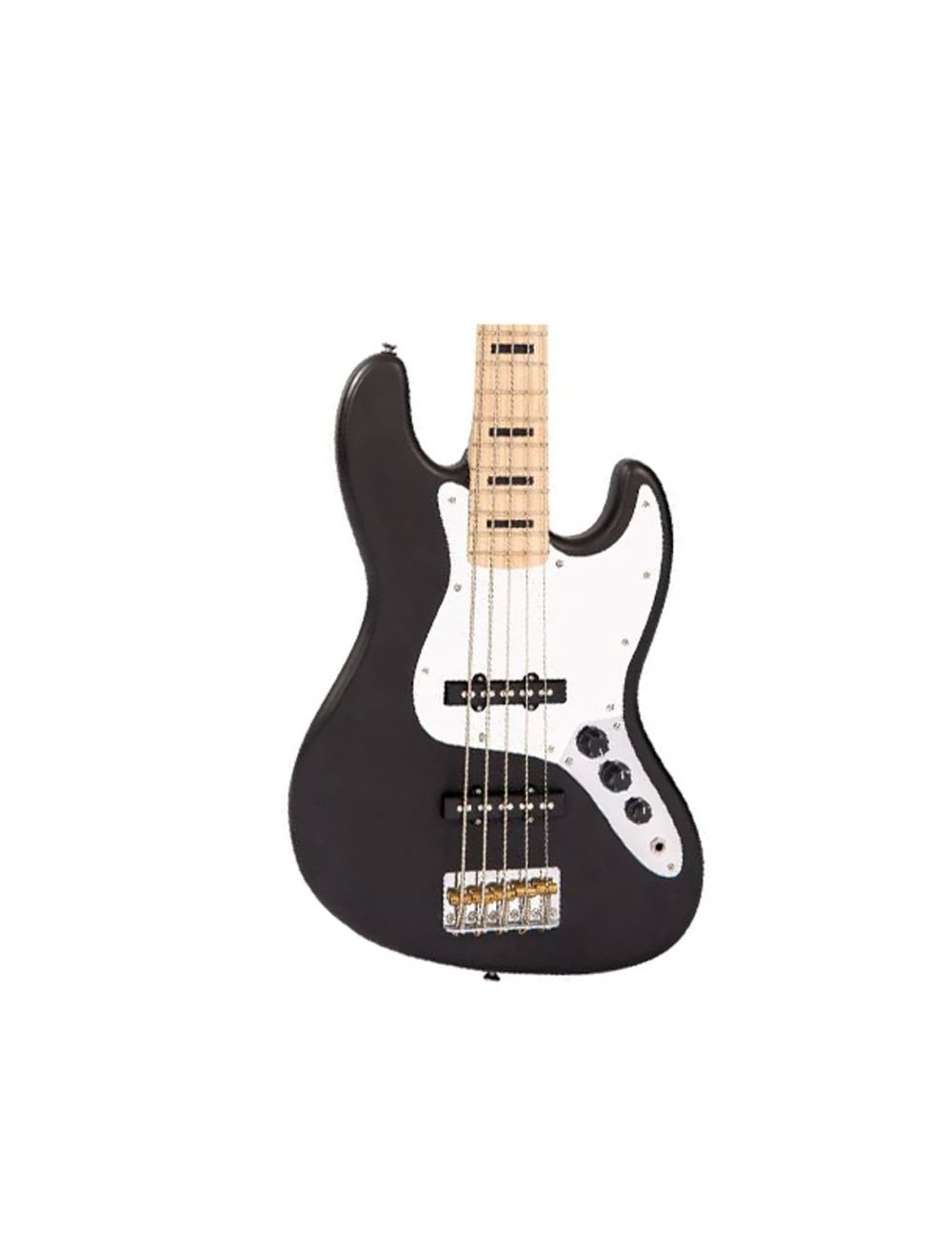 Vintage Icon Series VJ75 5-String Bass - Gloss Black