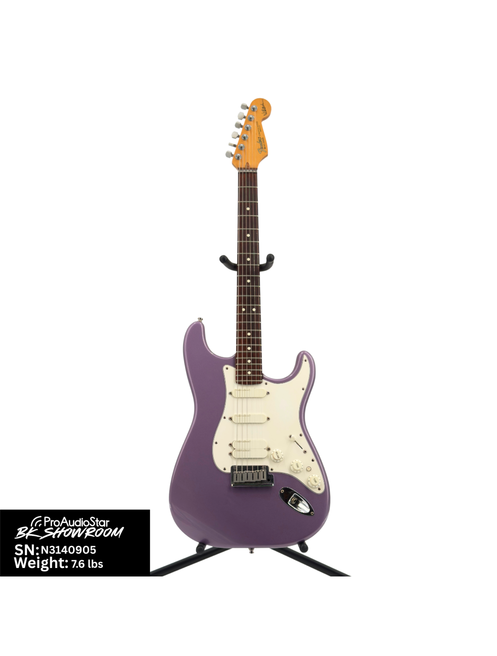 Used Fender 1993 Jeff Beck Signature Stratocaster - Purple