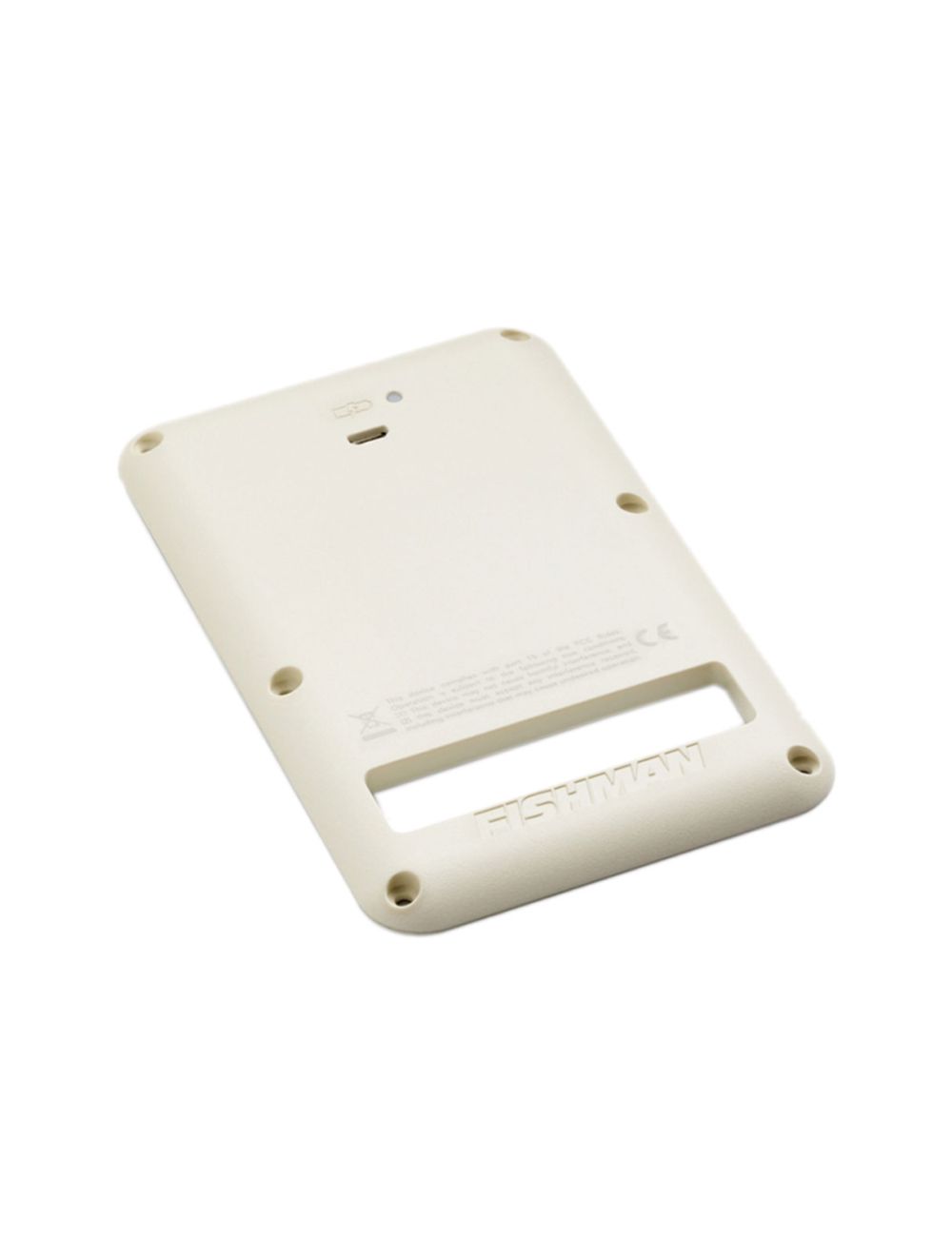 Fishman Fluence Loaded Pickguard 3 Strat Pickups White PRF-STR-WPG + Rechargeable Battery Pack