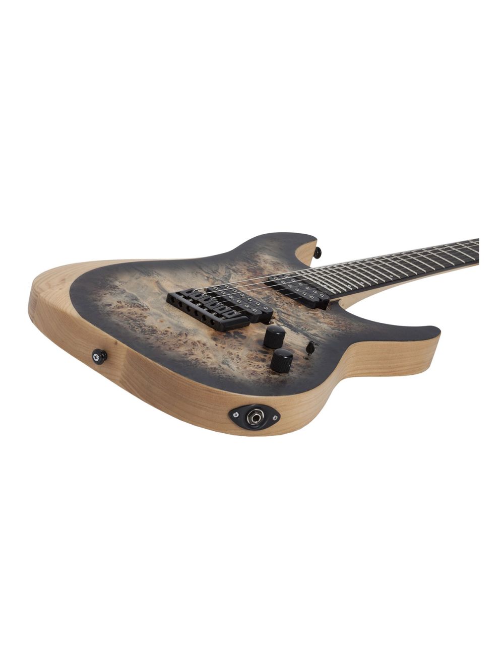 Schecter Reaper-6 FR Left Handed Guitar - Satin Charcoal Burst