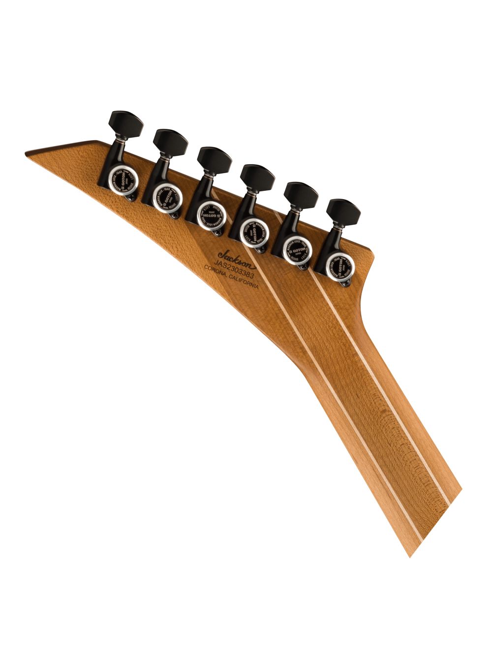 Jackson American Series Virtuoso HT - Satin Black w/Streaked Ebony FB