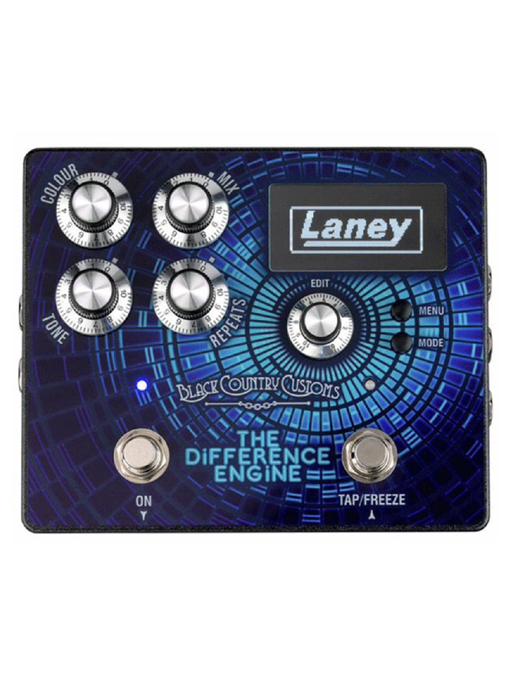 Laney Black Country Customs The Difference Engine Tri-Mode Delay Pedal Open Box