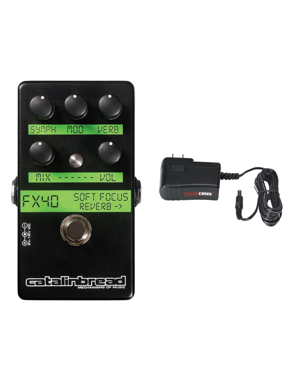 Catalinbread Soft Focus Shoegaze Reverb + Gator 9V Power Supply Combo