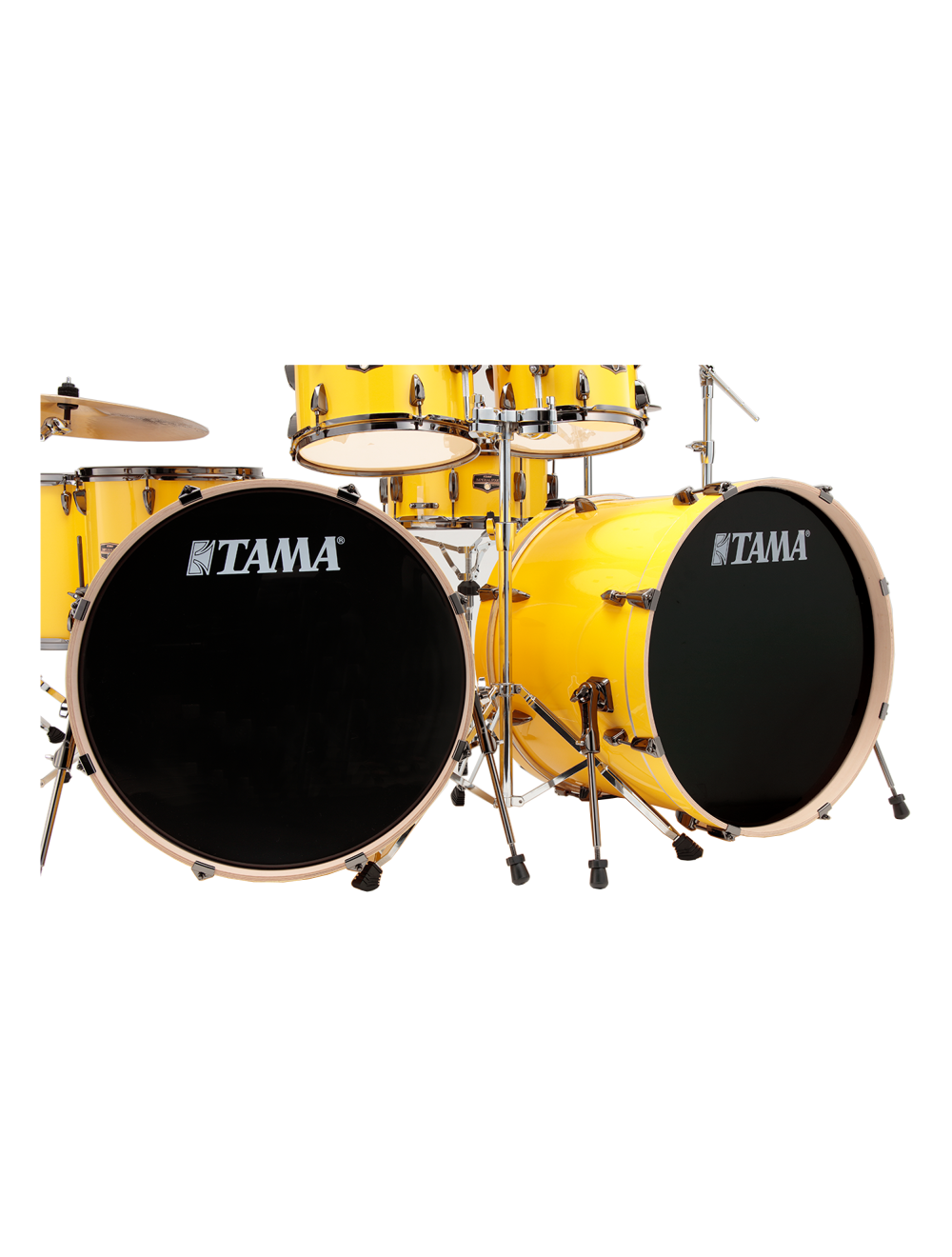 Tama Imperialstar 7-Piece Complete Kit w/ Double 22" Kick - Electric Yellow