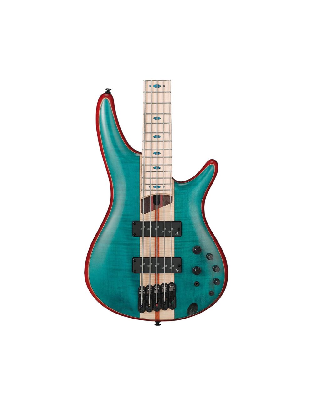 Open Box Ibanez SR1425BCGL SR Premium 5 String Bass Caribbean Green