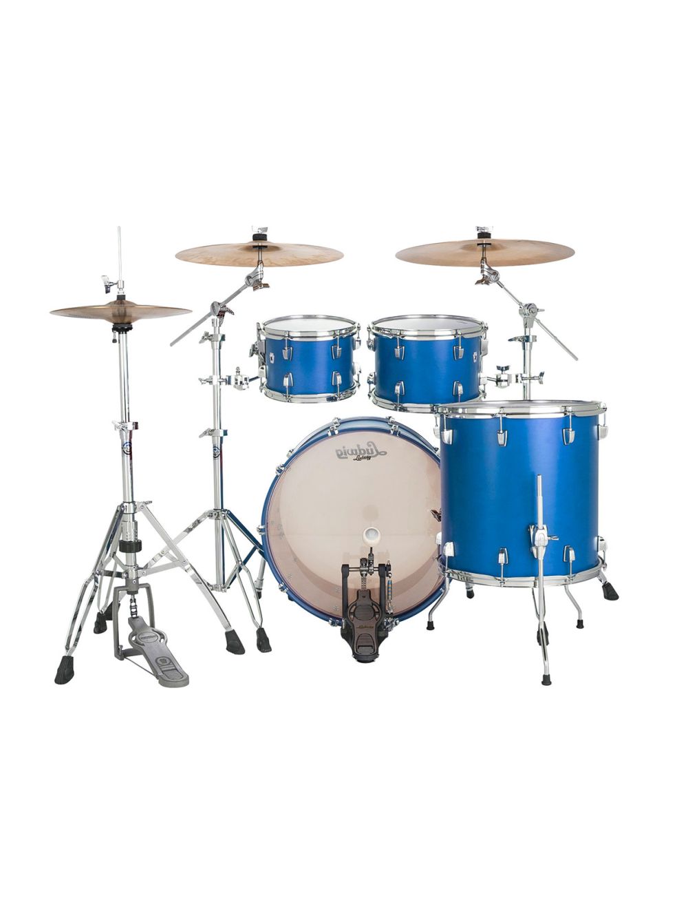 Ludwig Neusonic Mod 4-pc Shell Pack w/ 22" Kick - Royal Blue Stain