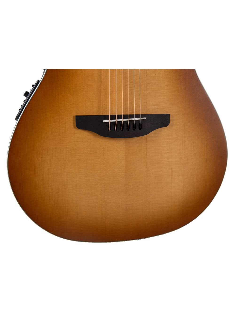 Ovation Celebrity Deluxe CDX40-PB-G Cutaway A/E Guitar - Peach Burst