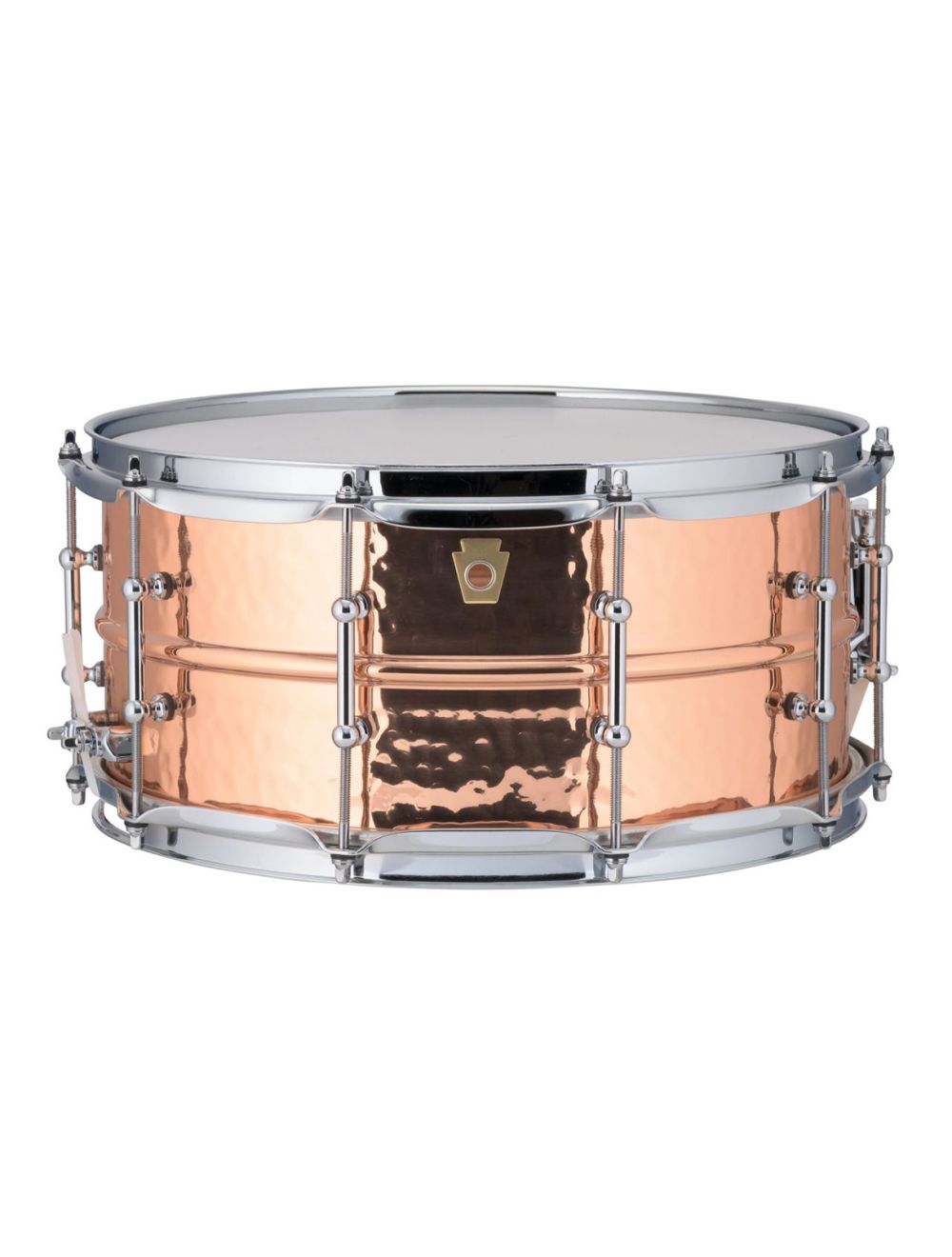 Ludwig 6.5x14" Copper Snare - Hammered W/tube Lugs