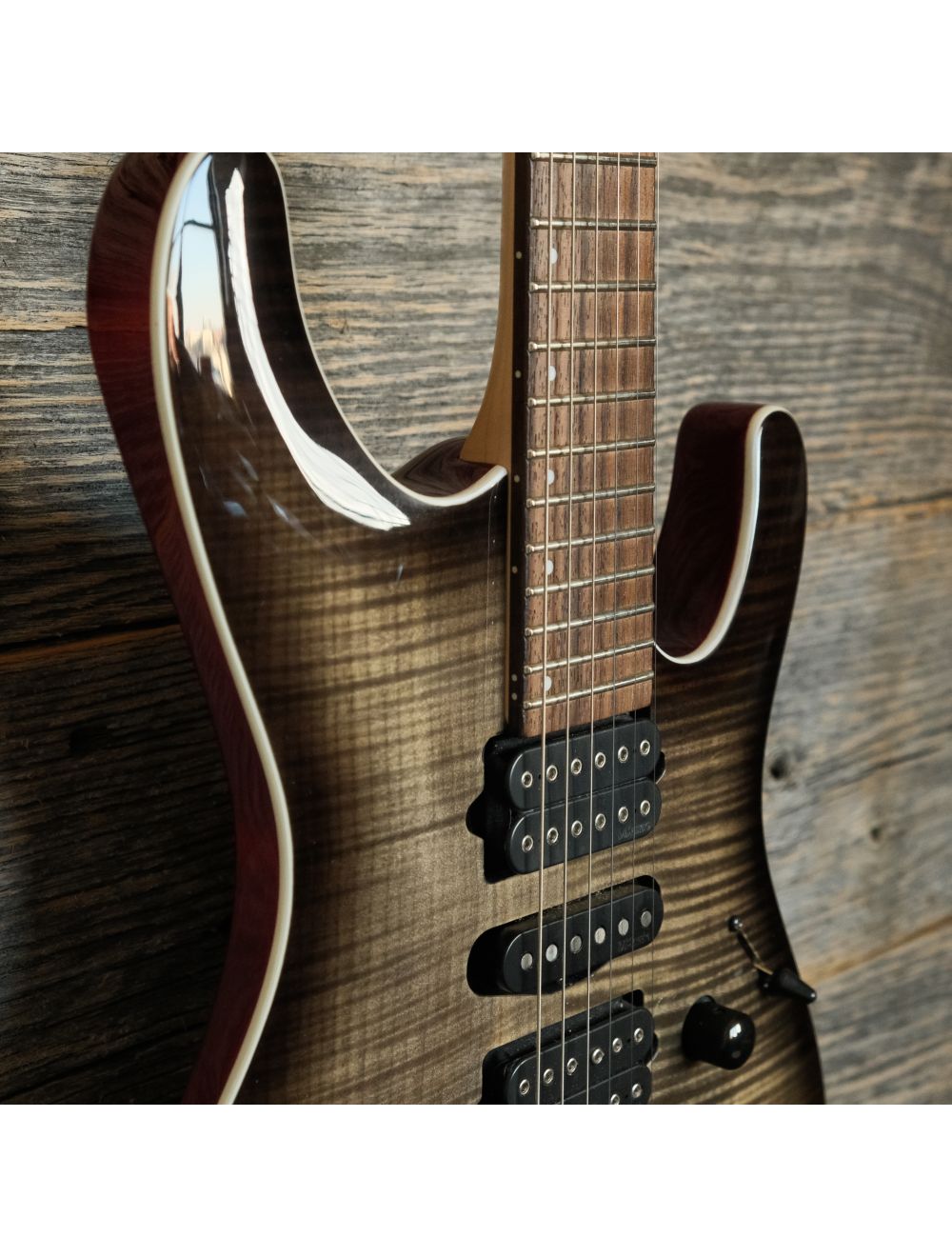 Used Ibanez Kiko Loureiro Signature KIKOSP3 Guitar - Grey Top w/Case