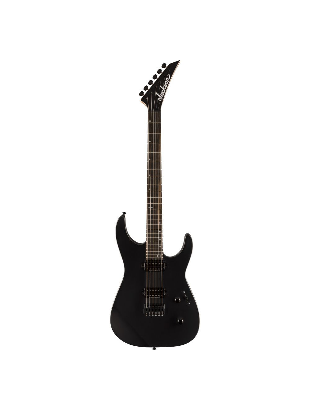 Jackson American Series Virtuoso HT - Satin Black w/Streaked Ebony FB