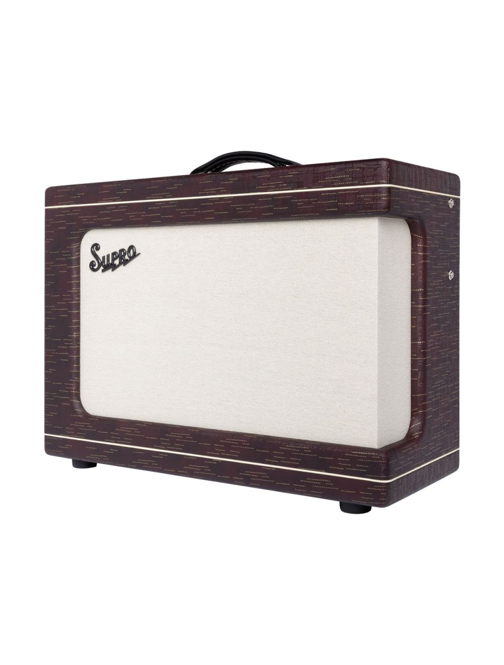 Supro Ambassador 2x10" 35/50-Watt Tube Combo Amp - Burgundy Gold