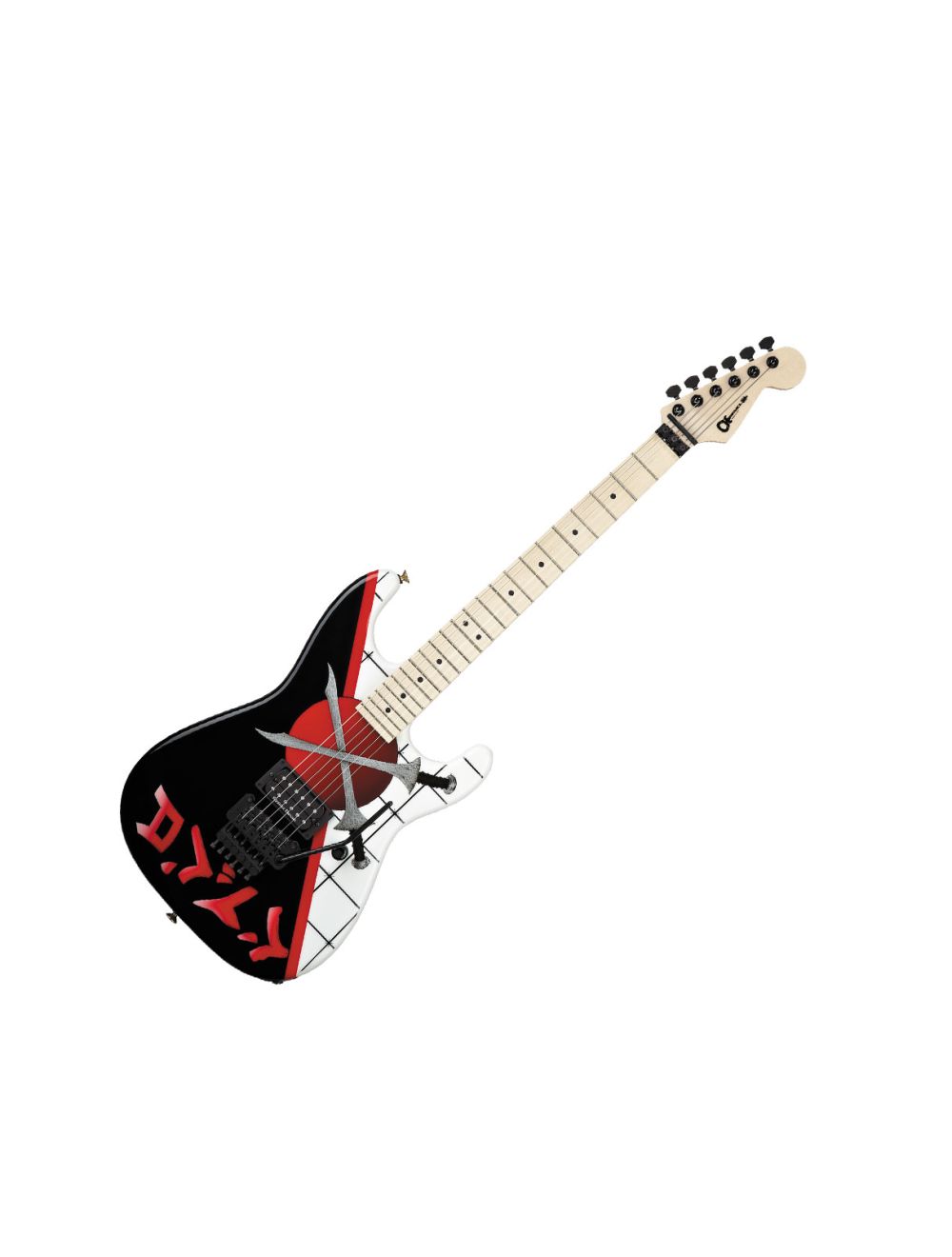 Charvel Warren DeMartini USA Signature San Dimas Guitar - Cross Swords