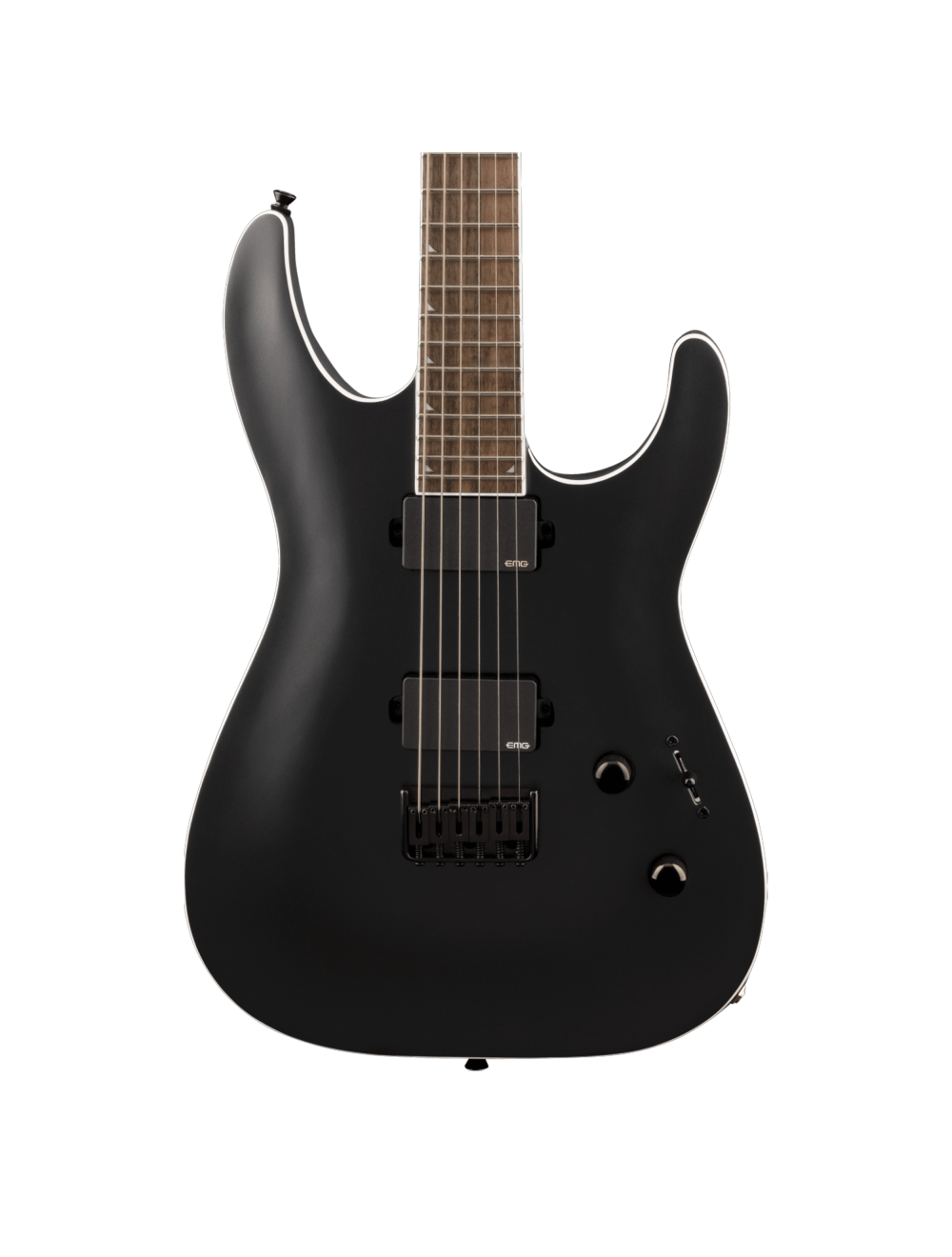 Used Jackson X Series Soloist SLA6 DX Baritone - Satin Black w/ Laurel FB