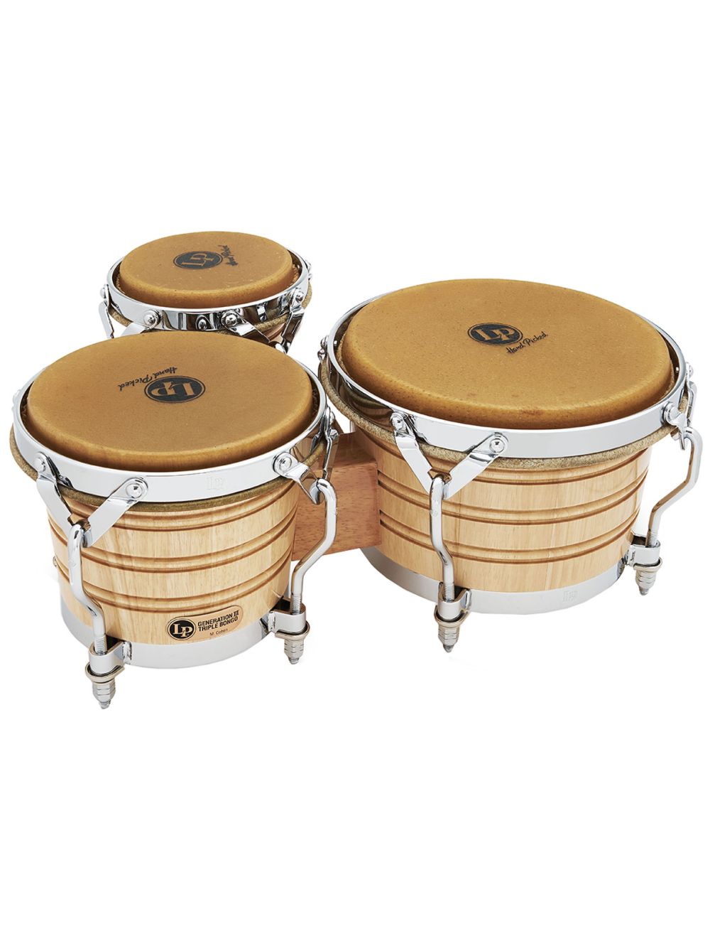 Open Box Latin Percussion Generation III Triple Bongos