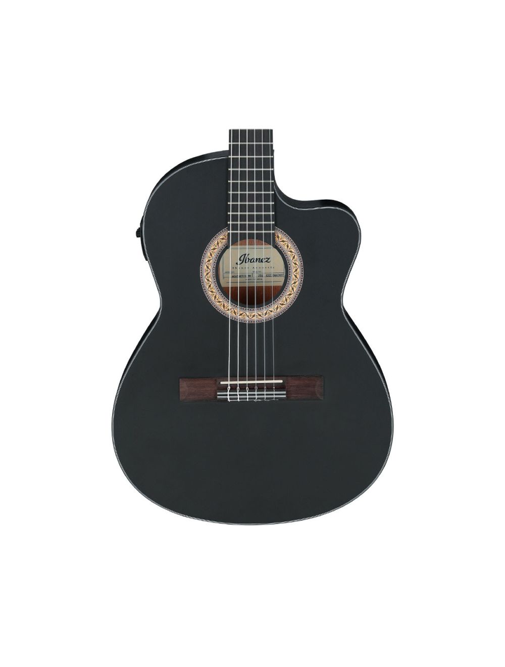 Ibanez GA5MHTCE Classical A/E Guitar - Weathered Black Open Pore