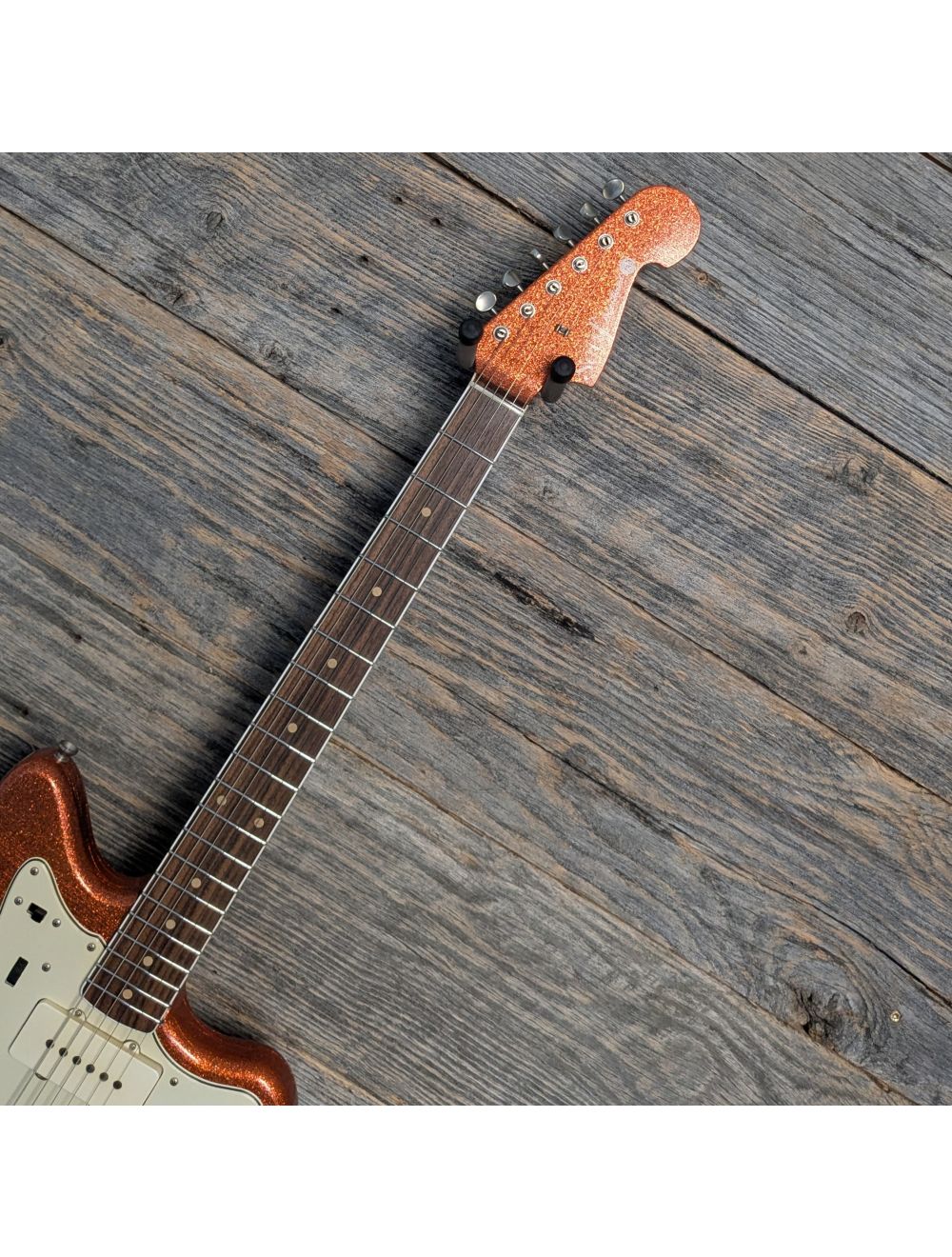 Used Seuf Guitars OH-10 Electric Guitar - Sparkle Orange